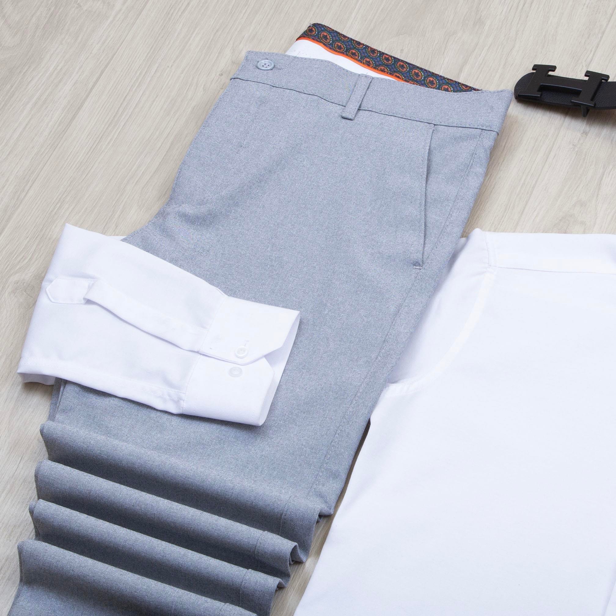 Füme Blazer Ceket Gömlek Pantolon Ayakkabı Kombin