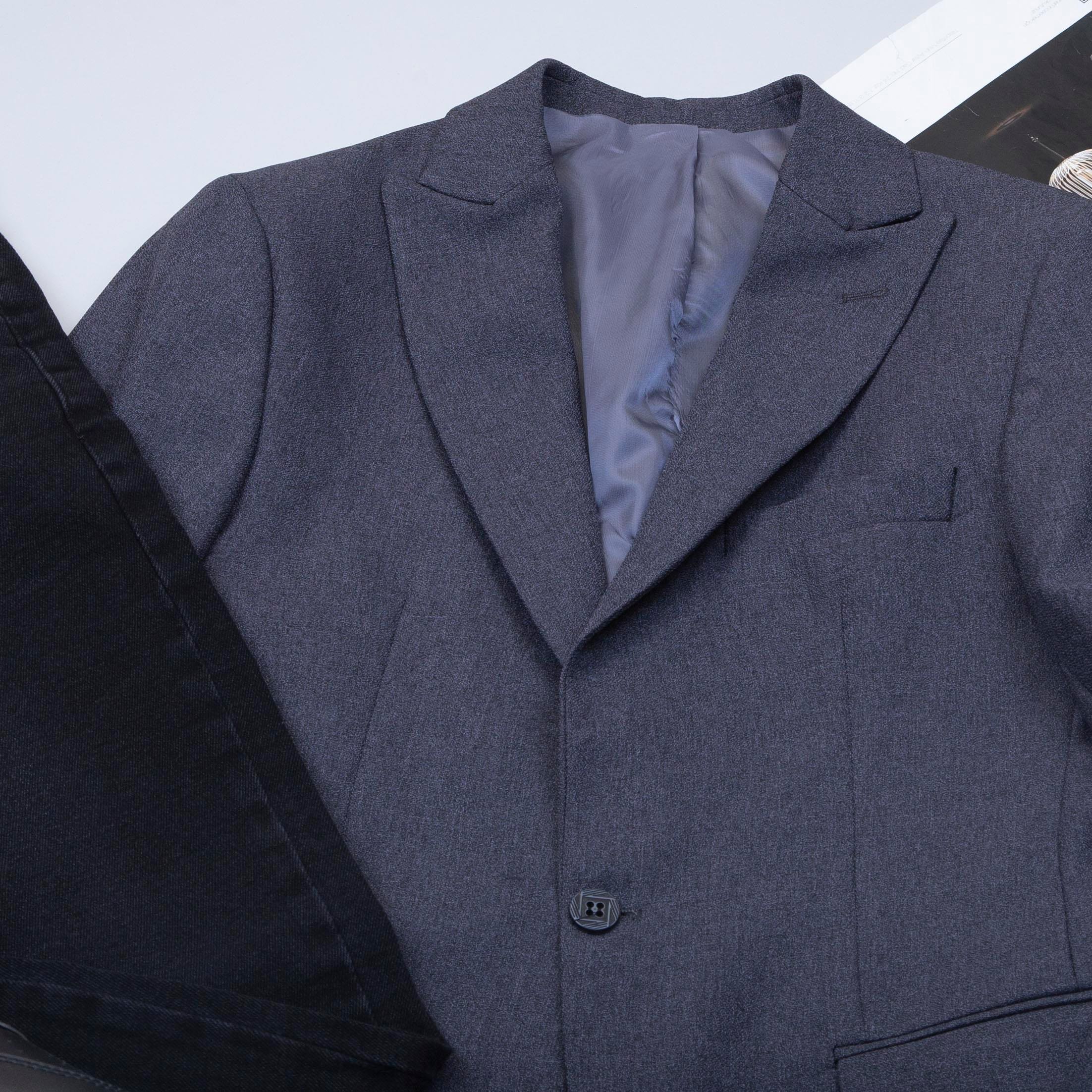 Füme Blazer Ceket Pantolon Ayakkabı Kombin