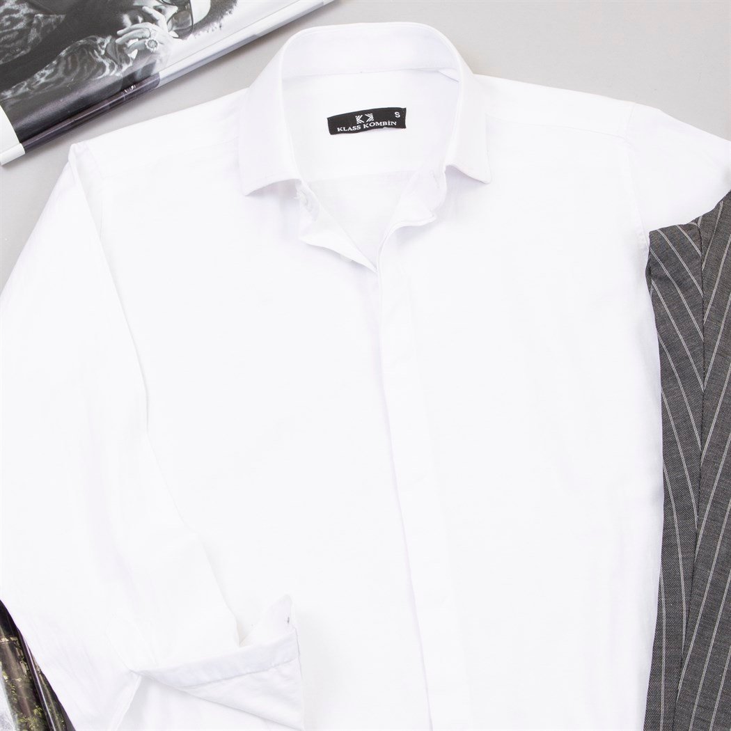 Füme Çizgili Pantolon Gömlek Ayakkabı Kombin