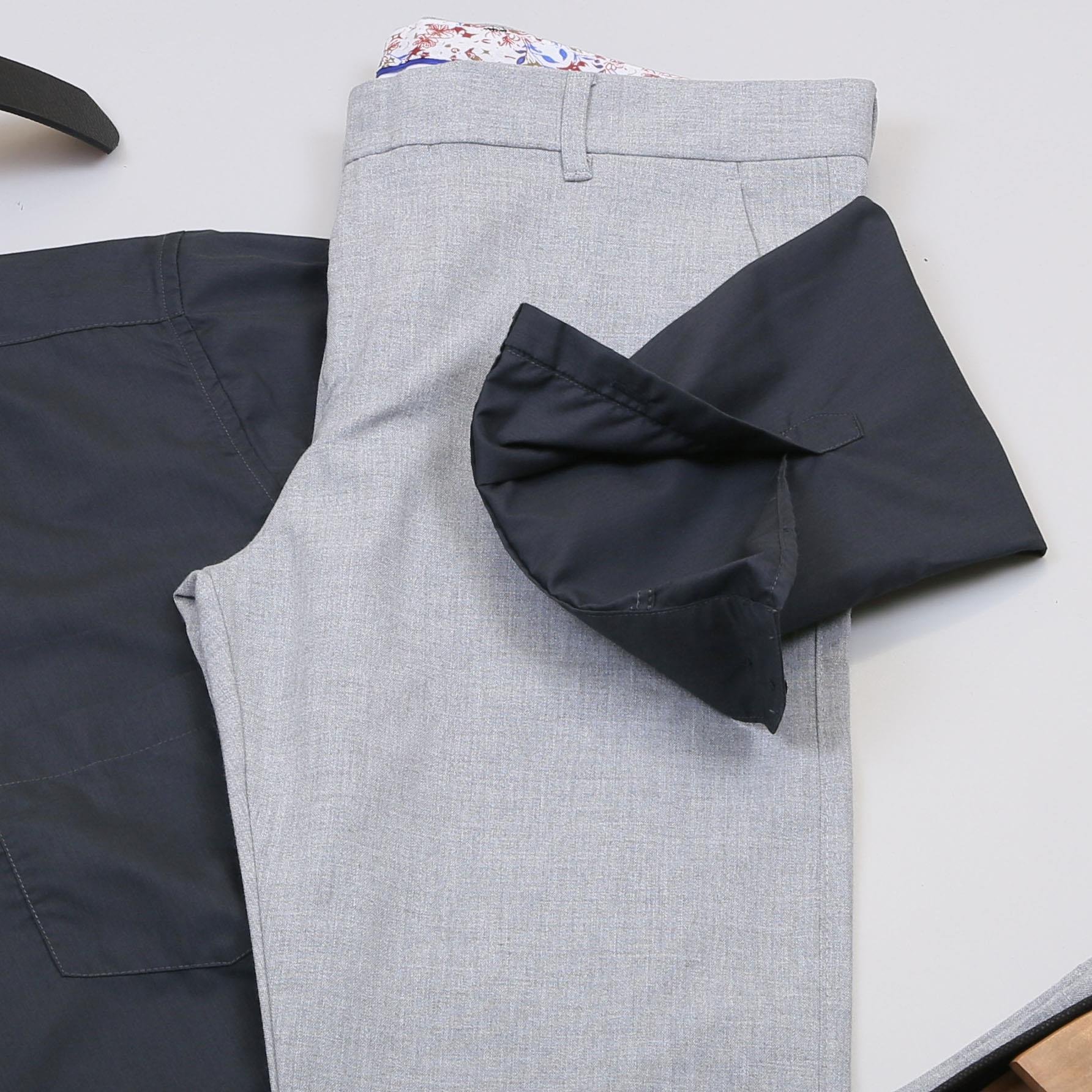 Füme Gömlek Gri Pantolon Ayakkabı Kombin