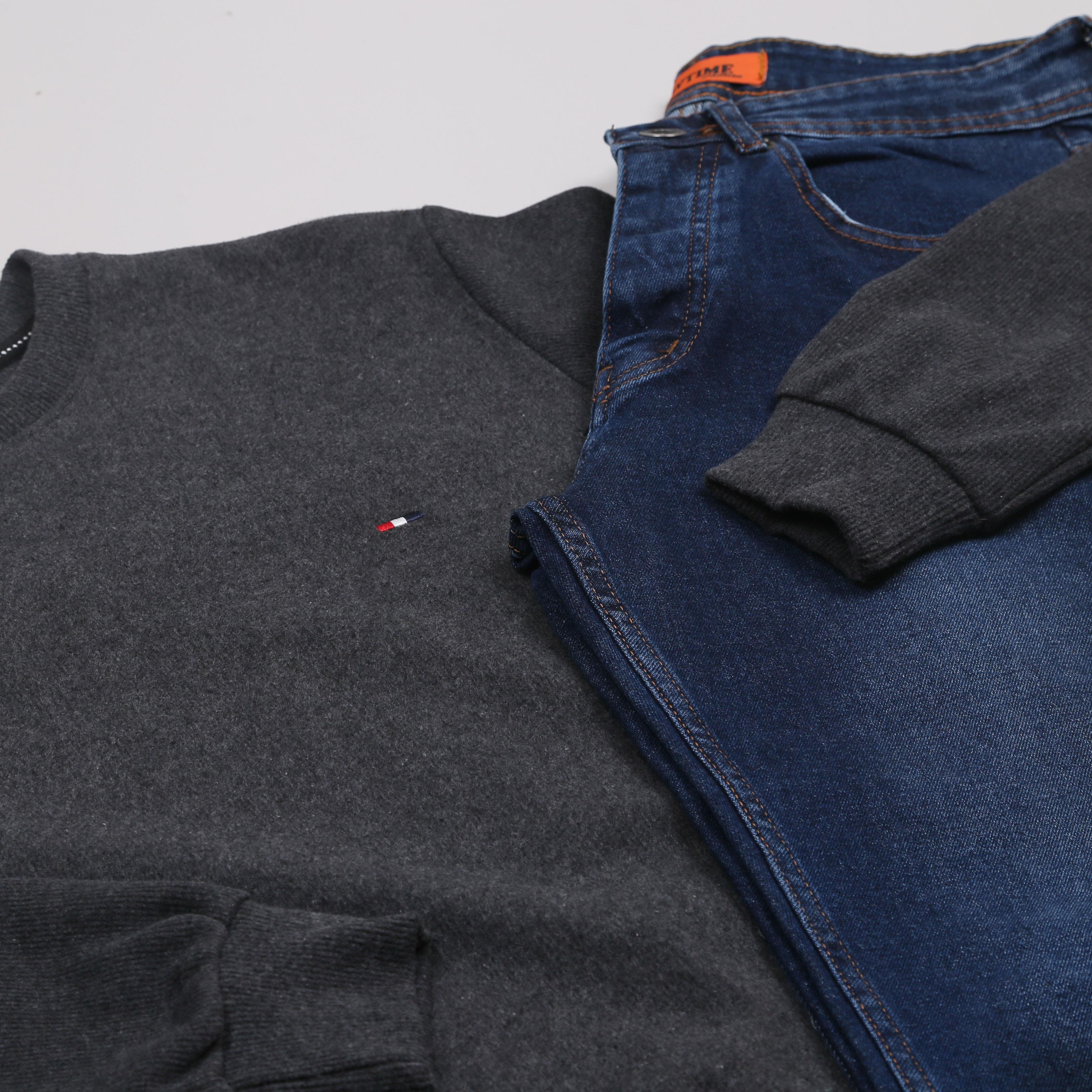 Füme Kazak Kot Pantolon Bot Kombini