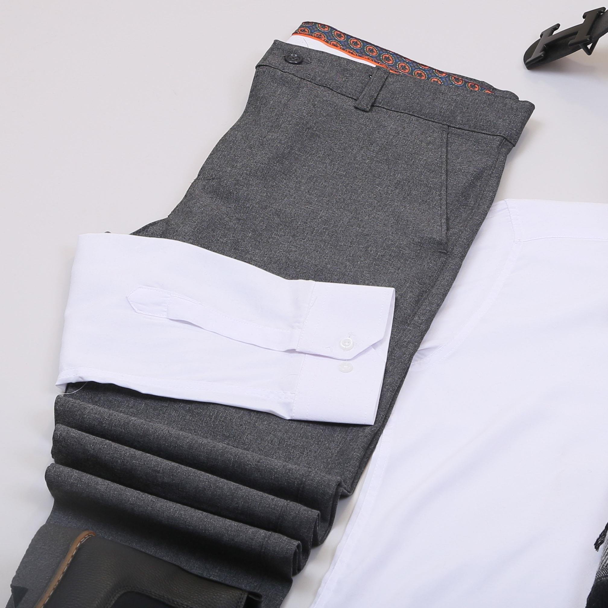 Füme Kırçıllı Kaşe Kaban Gömlek Pantolon Bot Kombin