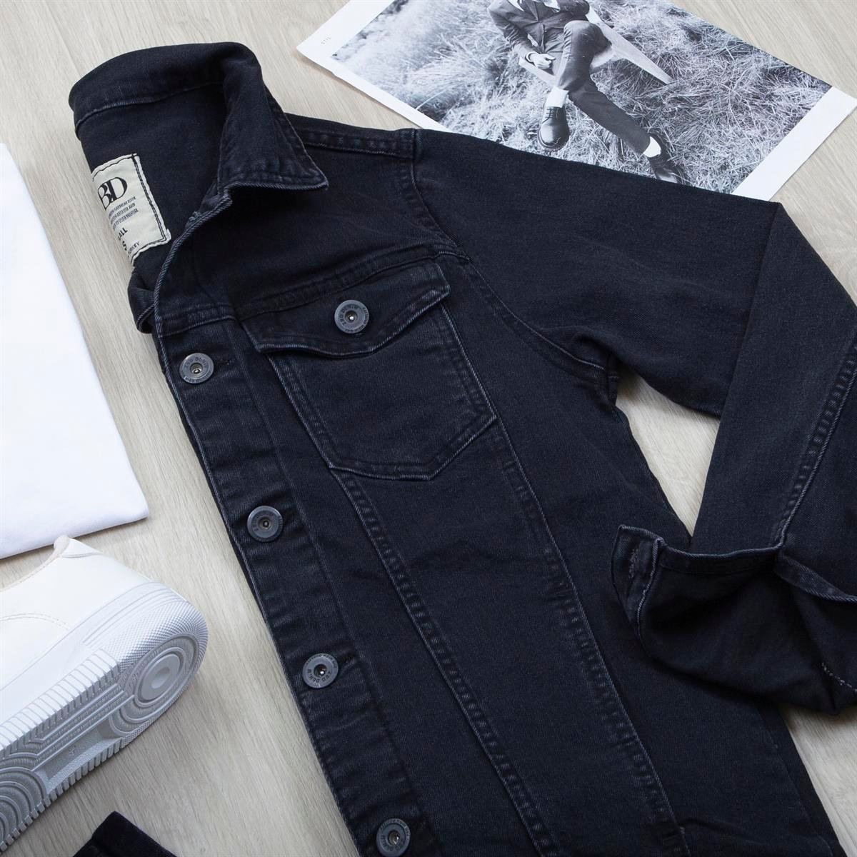 Füme Kot Ceket Tişört Pantolon Ayakkabı Kombin