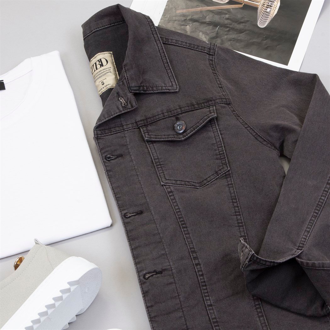 Füme Kot Ceket Tişört Pantolon Ayakkabı Kombin