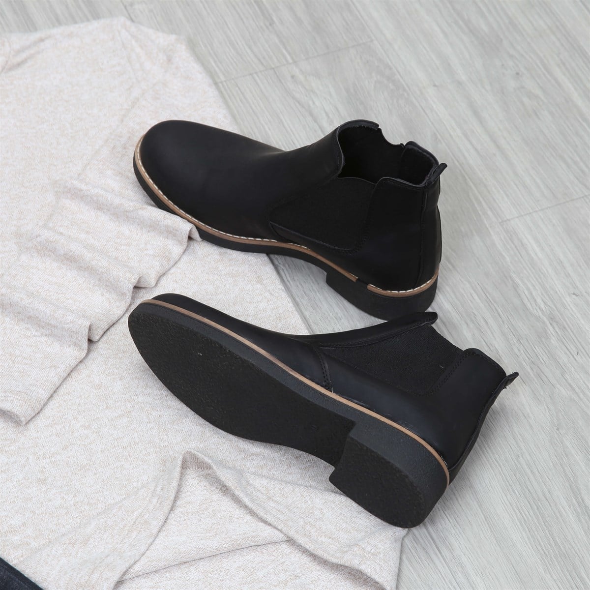 Füme Kot Kazak Bot Kombini