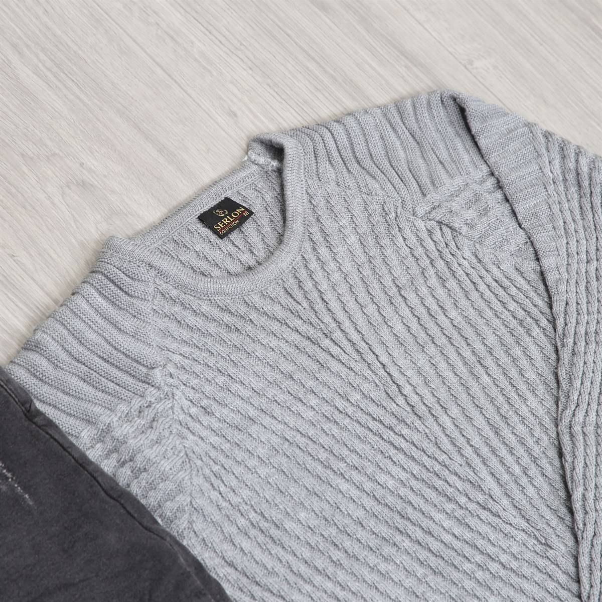 Füme Kot Pantolon Kazak Bot Kombini