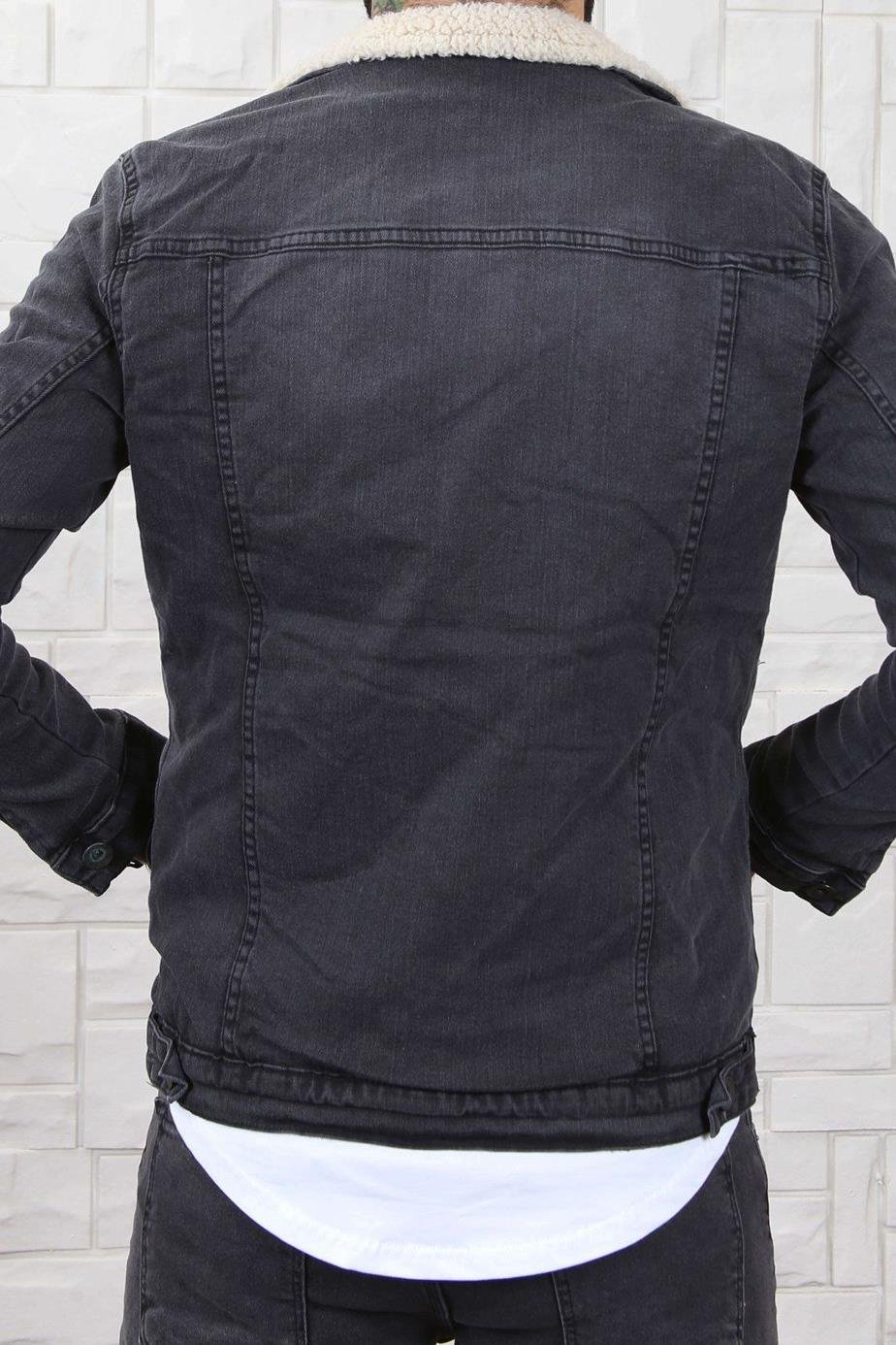 Füme Kürklü Kot Ceket