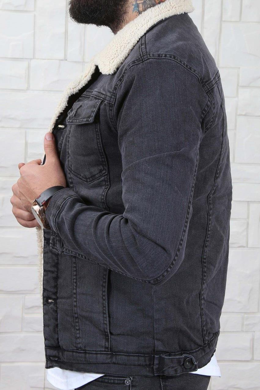 Füme Kürklü Kot Ceket