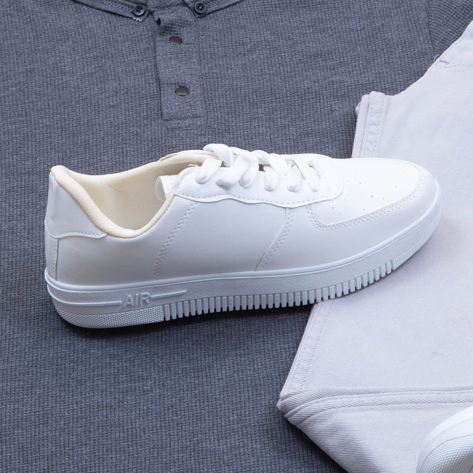 Füme Polo Yaka Tişört Pantolon Ayakkabı Kombin