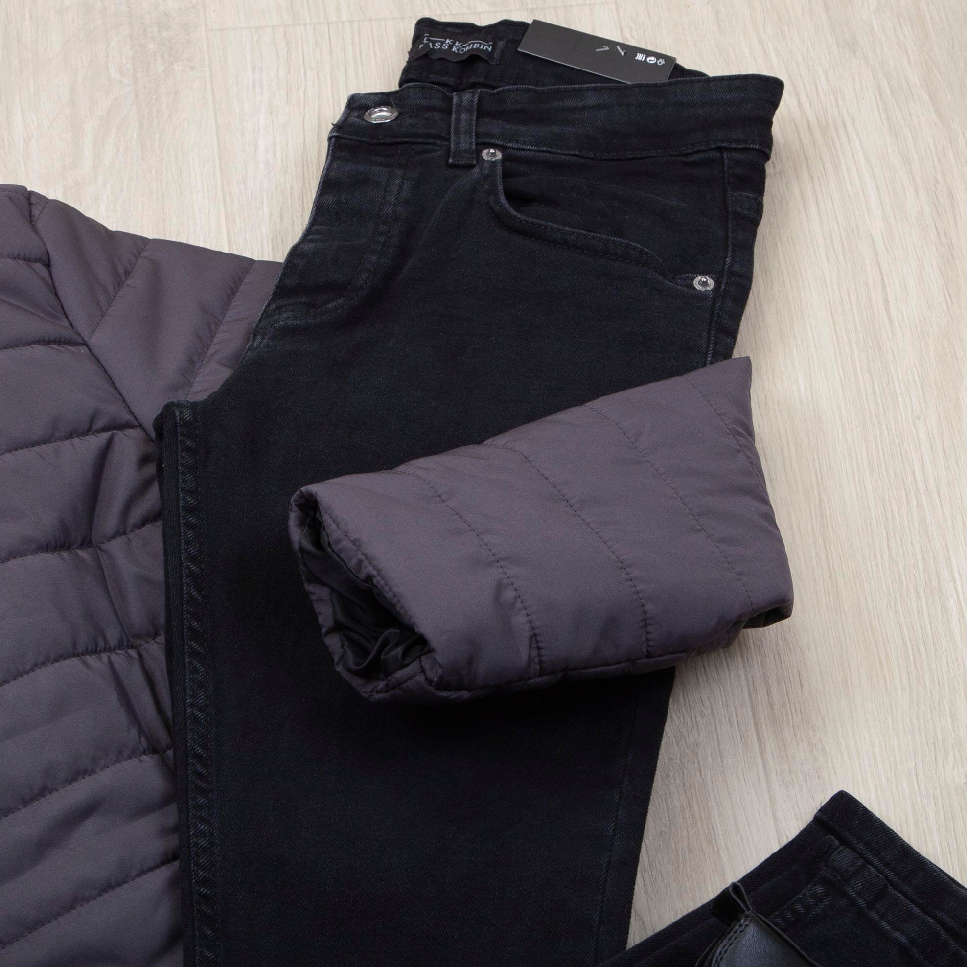 Füme Şişme Mont Boğazlı Body Pantolon Bot Kombin