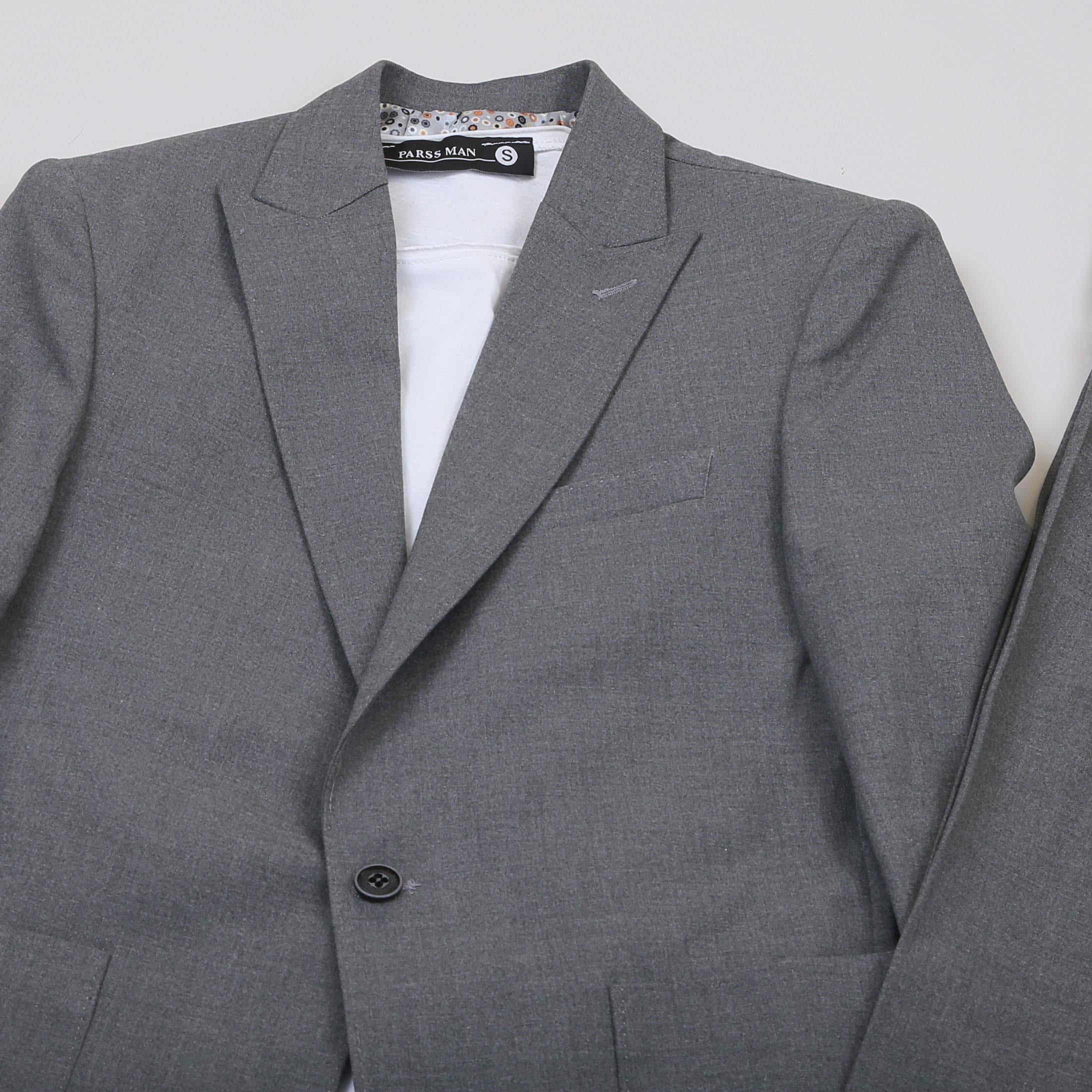 Füme Takım Elbise Kombini