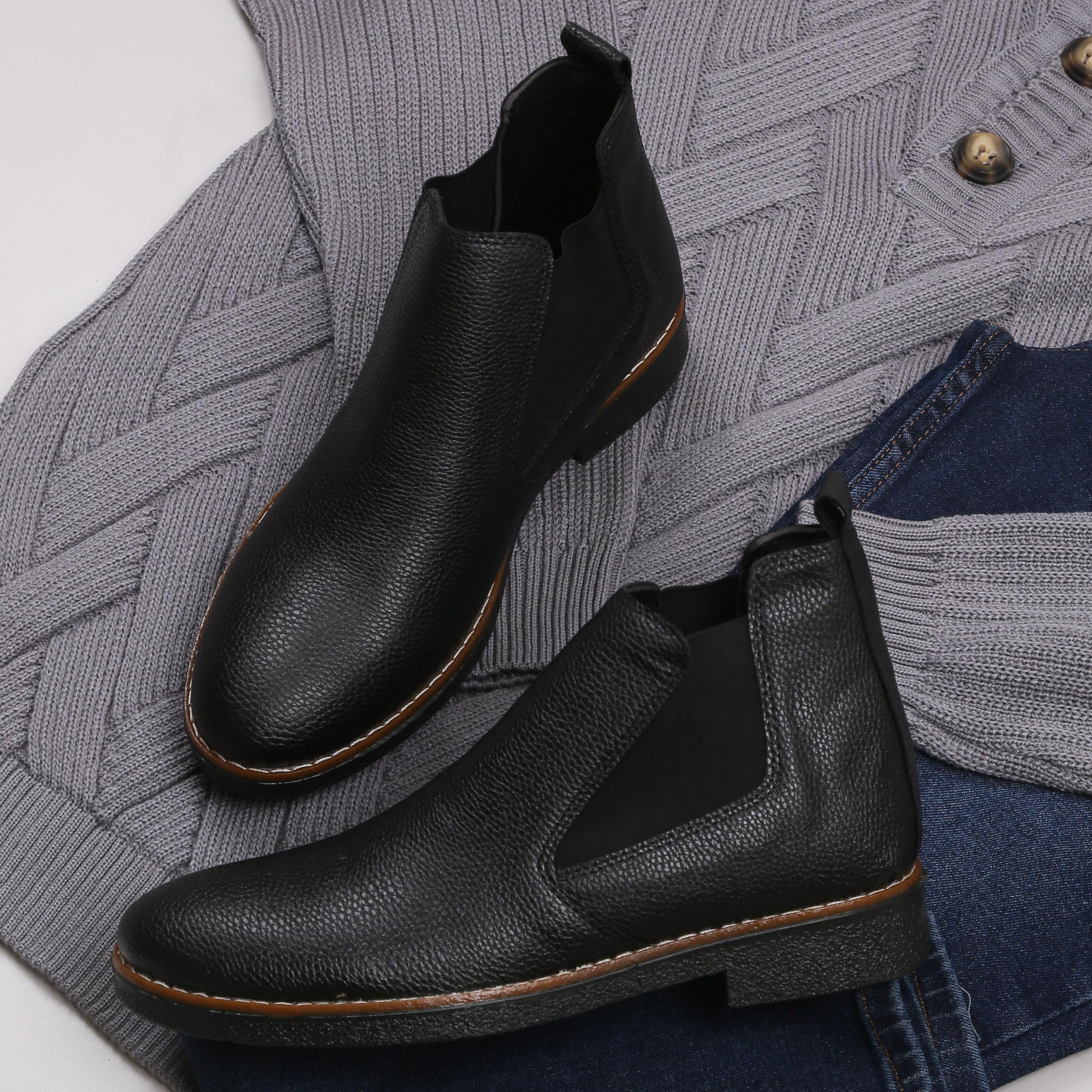 Füme Triko Kazak Kot Pantolon Bot Kombini