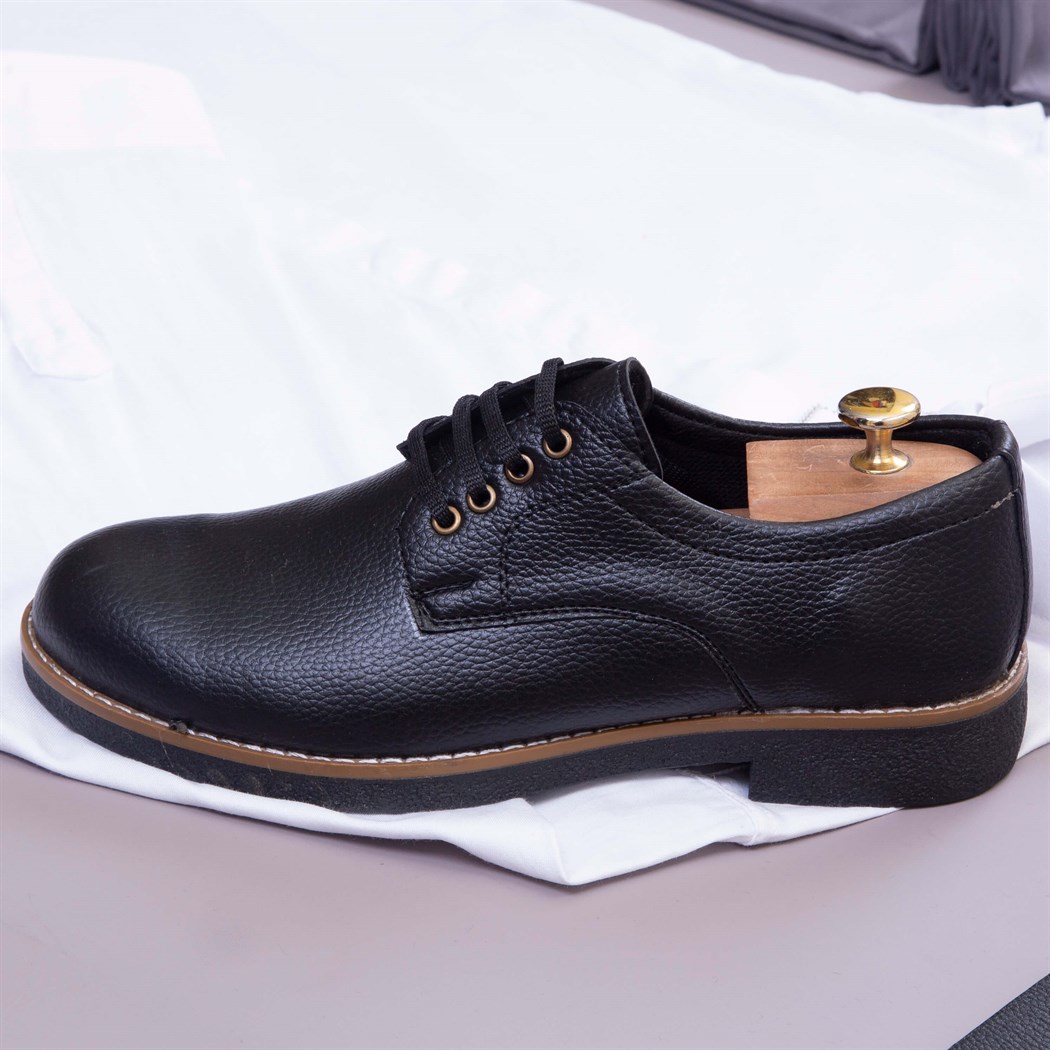 Gömlek Gri Kumaş Pantolon Ayakkabı Kombin