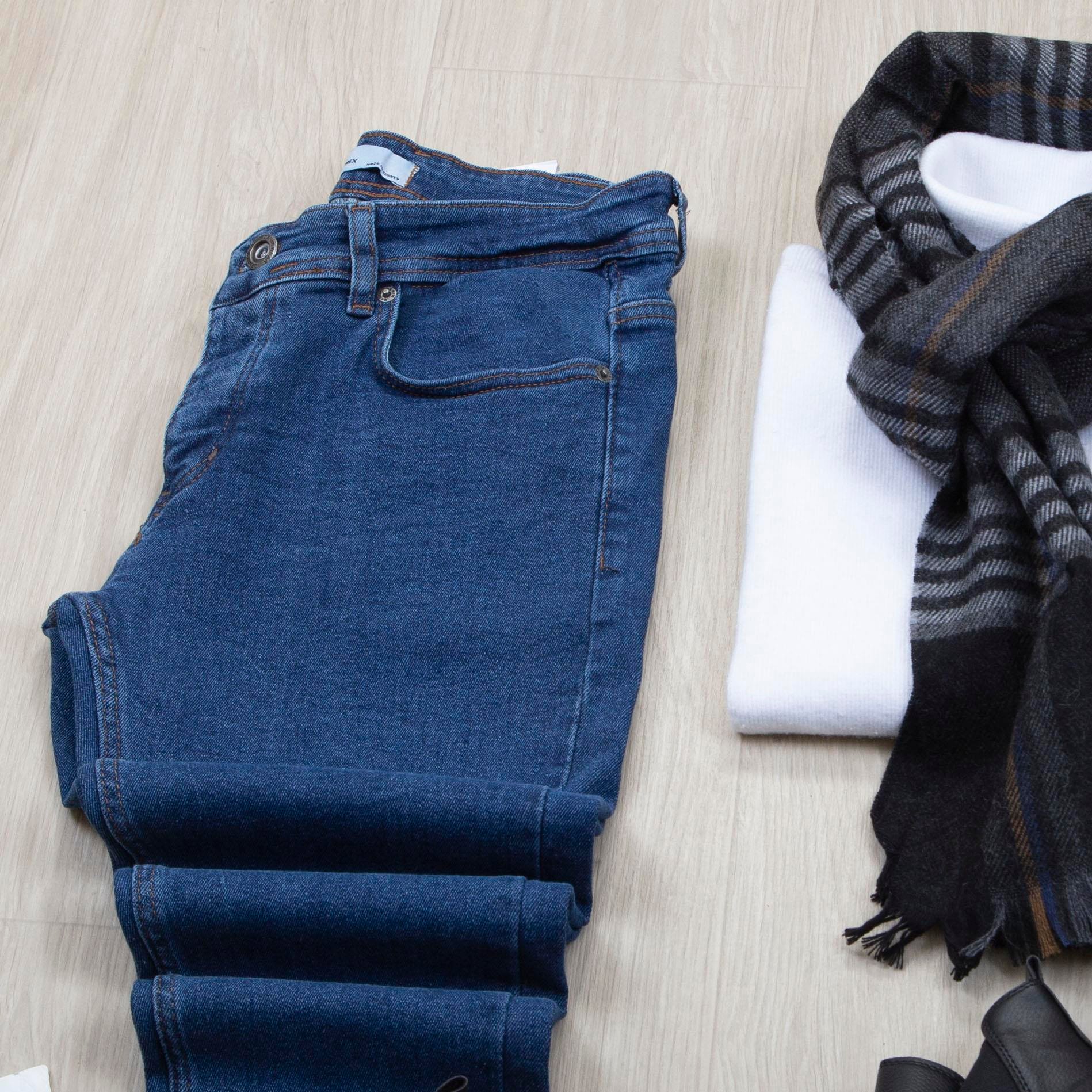 Gri Blazer Ceket Boğazlı Body Pantolon Bot Kombin