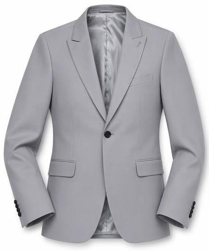 Gri Ceket Yelek  Pantolon Kombini