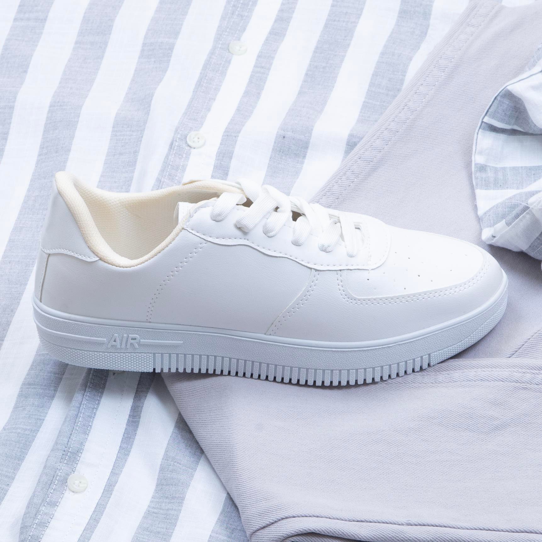 Gri çizgili Gömlek Pantolon Ayakkabı Kombin