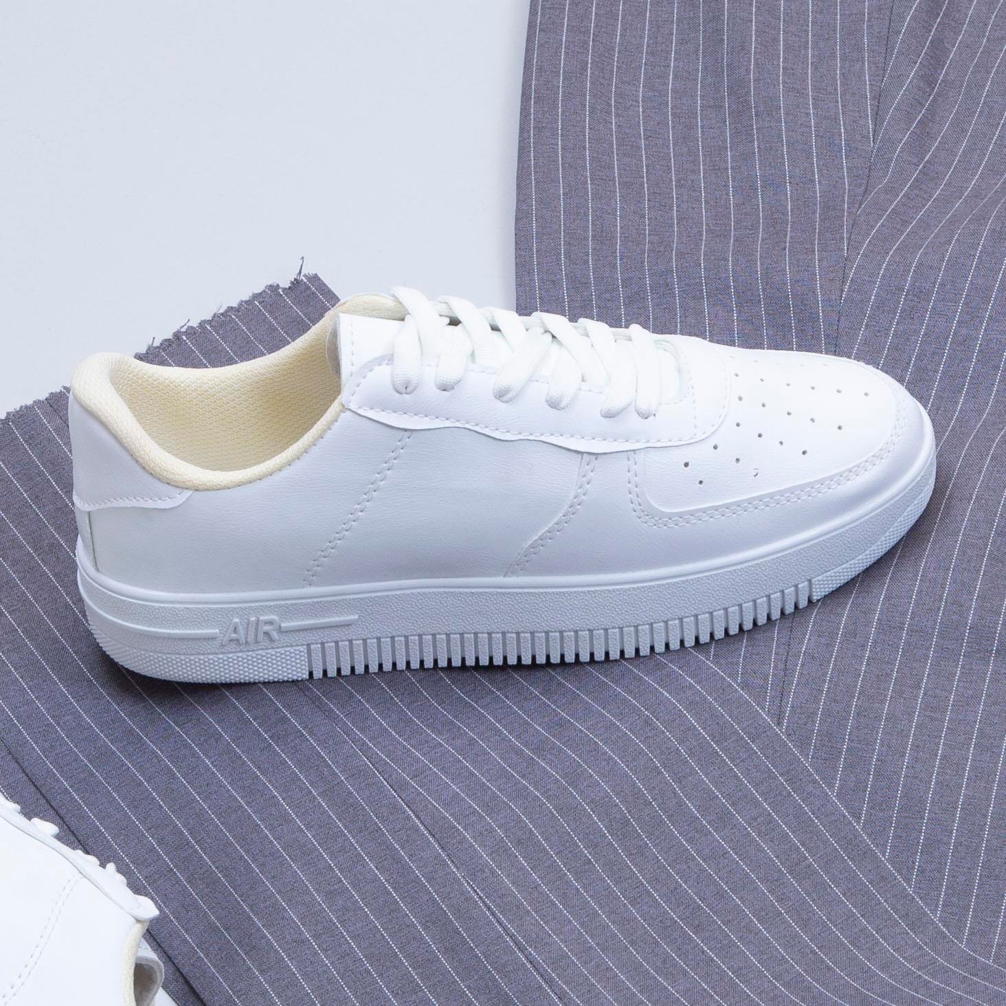 Gri Çizgili Kruvaze Takım Elbise Kombini