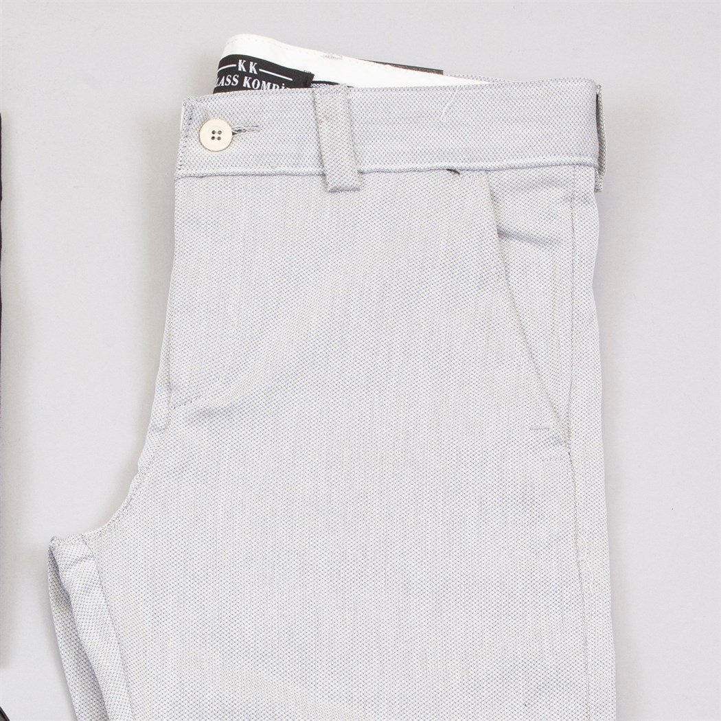 Gri Dik Yaka Ceket Gömlek Pantolon Ayakkabı