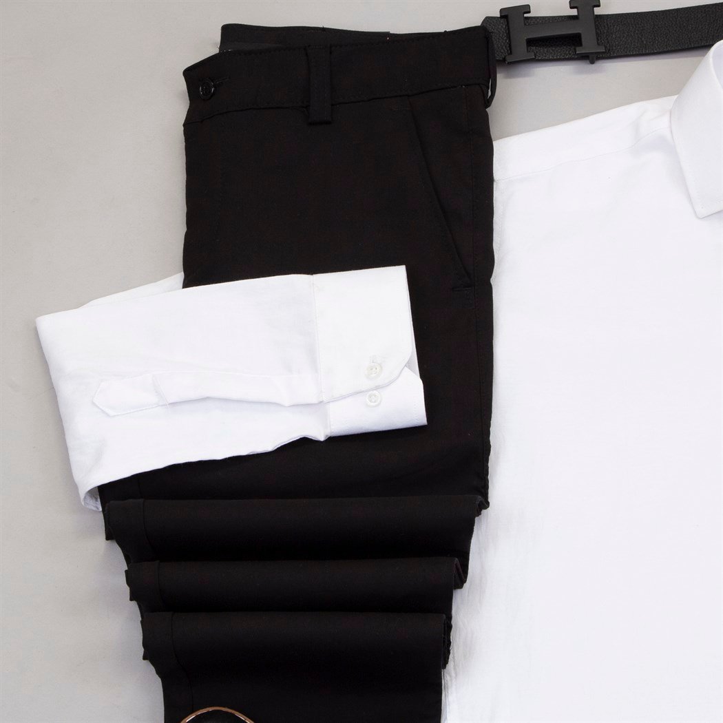 Gri Ekoseli Blazer Ceket Gömlek Pantolon Ayakkabı Kombin