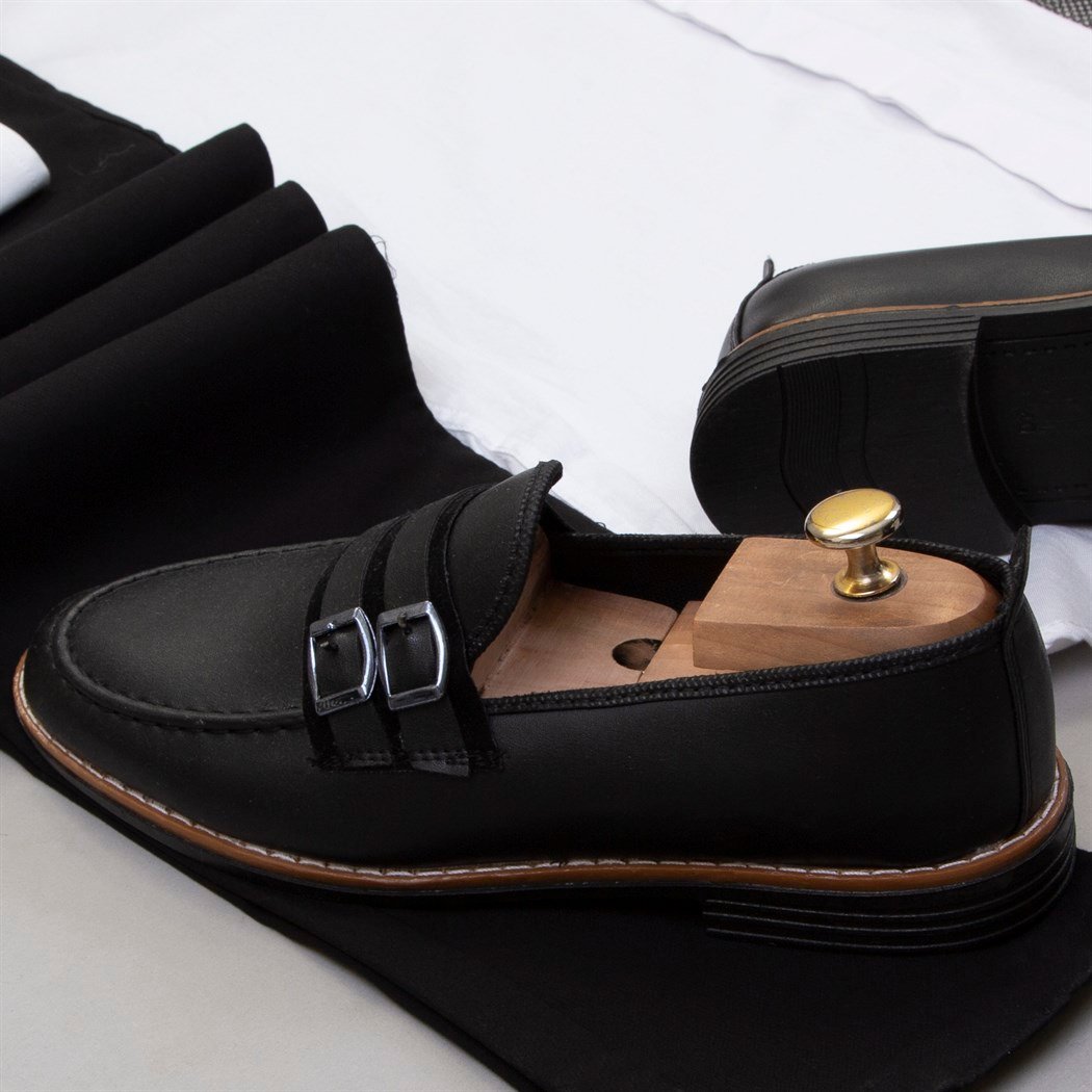 Gri Ekoseli Blazer Ceket Gömlek Pantolon Ayakkabı Kombin