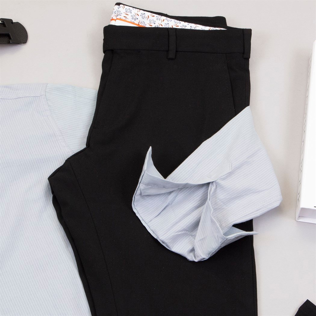 Gri Gömlek Pantolon Ayakkabı Kombini 