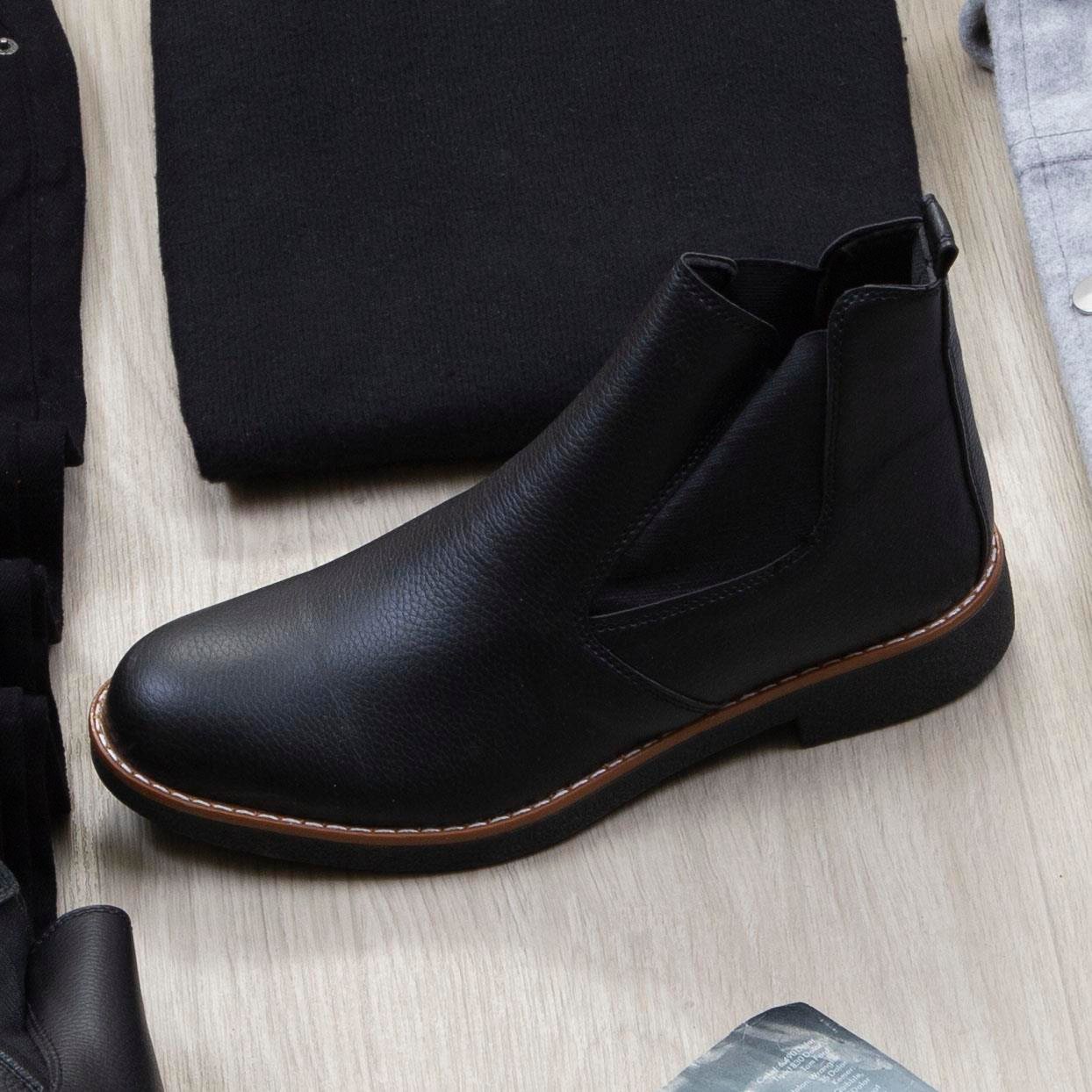 Gri Kaşe Ceket Boğazlı Body Pantolon Bot Kombin