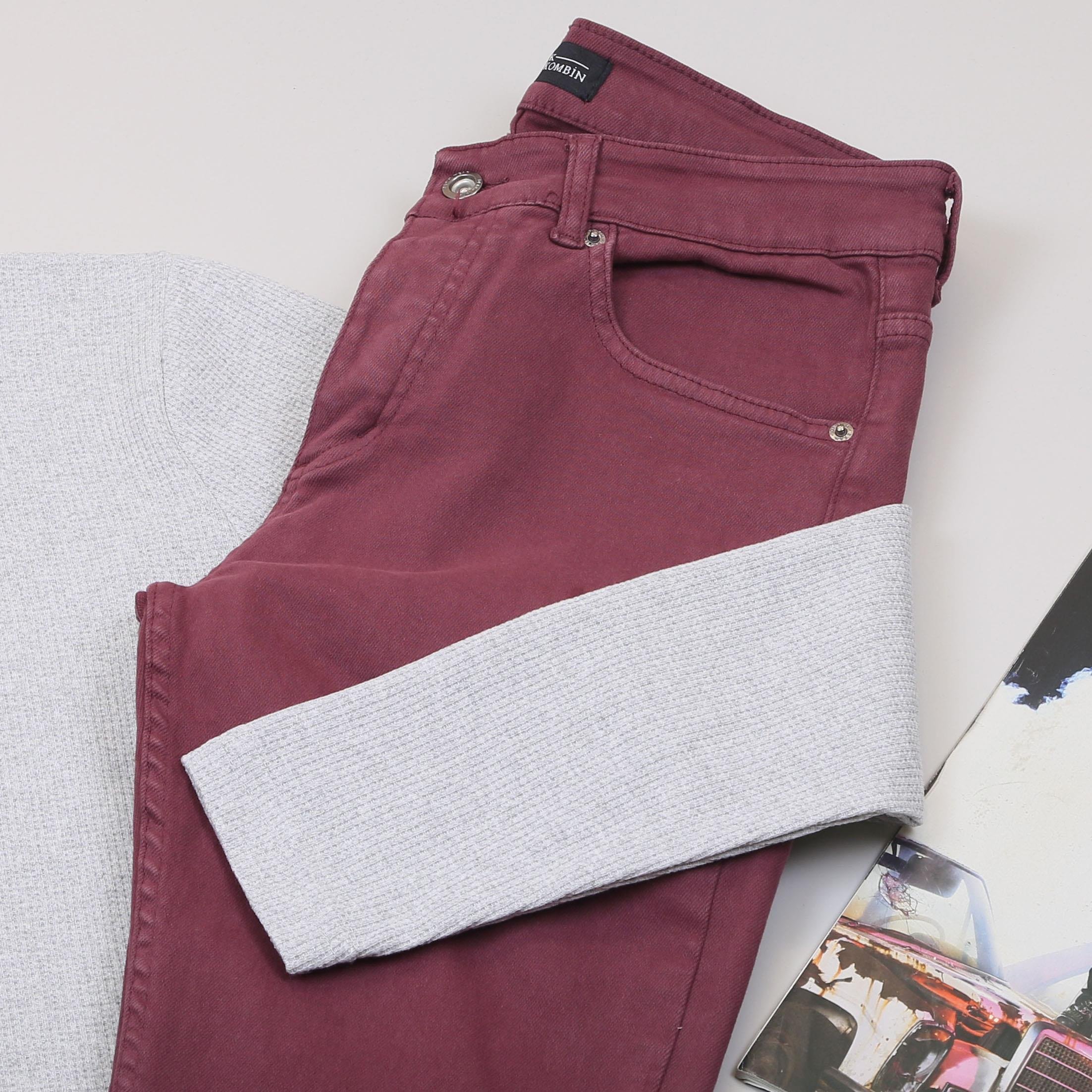 Gri Kazak Pantolon Bot Kombin