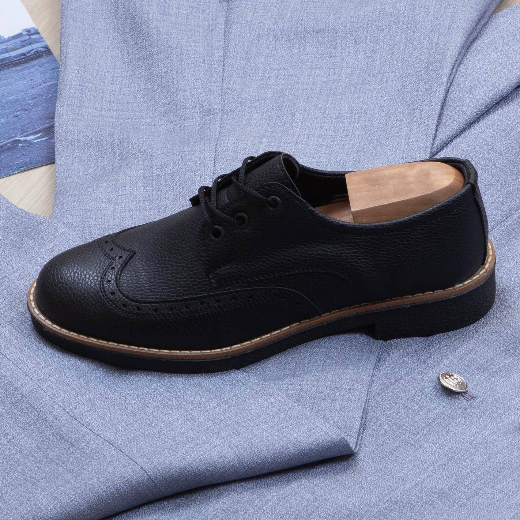 Gri Kruvaze Takım Elbise Kombini