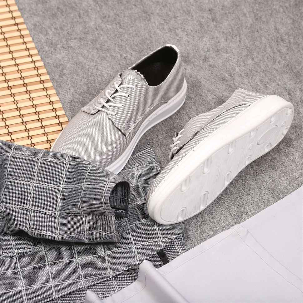 Gri Kumaş Pantolon Ceket Kombin