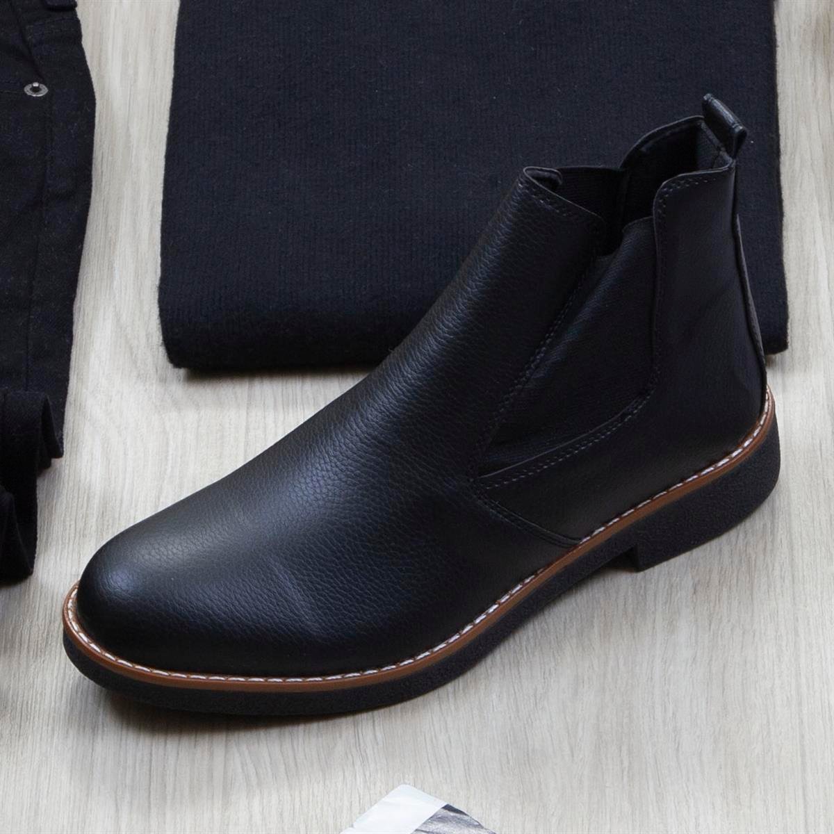 Gri Nubuk Ceket Boğazlı Body Pantolon Bot Kombin