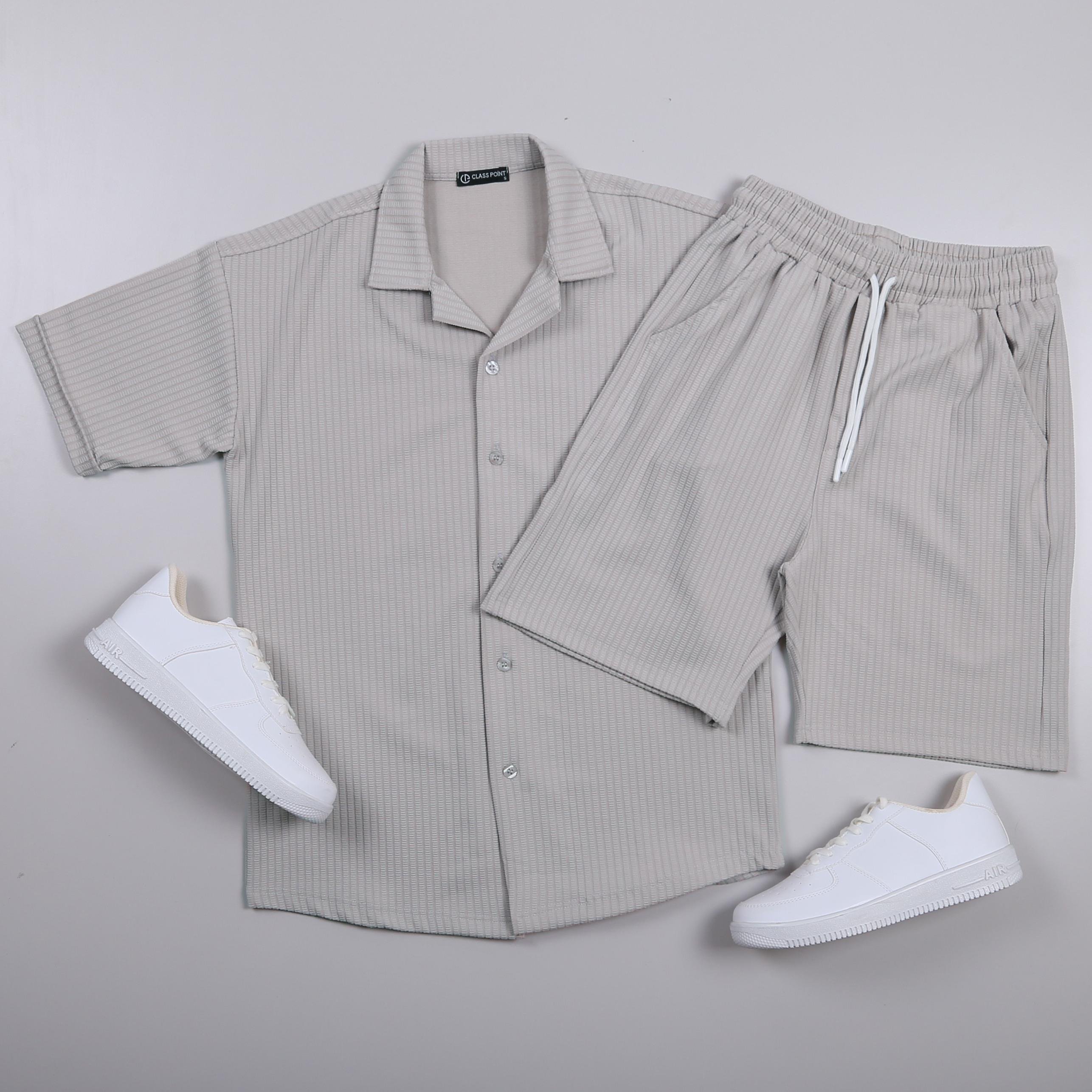 Gri Spor Takım Ayakkabı Kombin