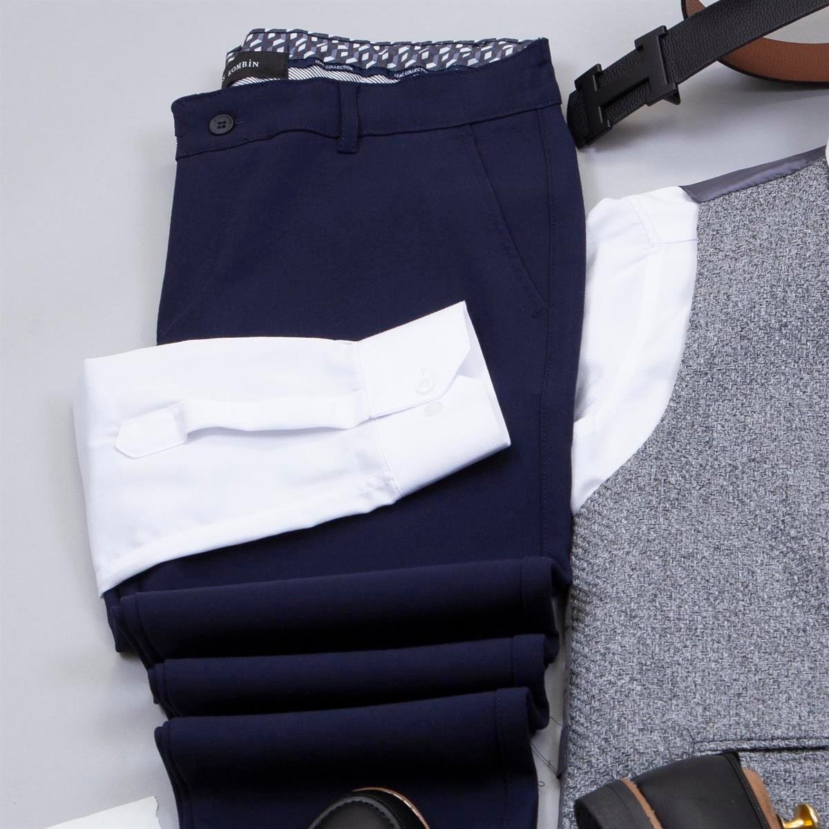 Gri Takım Elbise Kombini