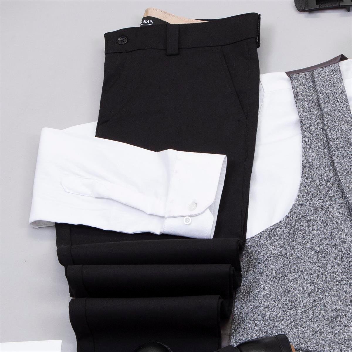 Gri Takım Elbise Kombini