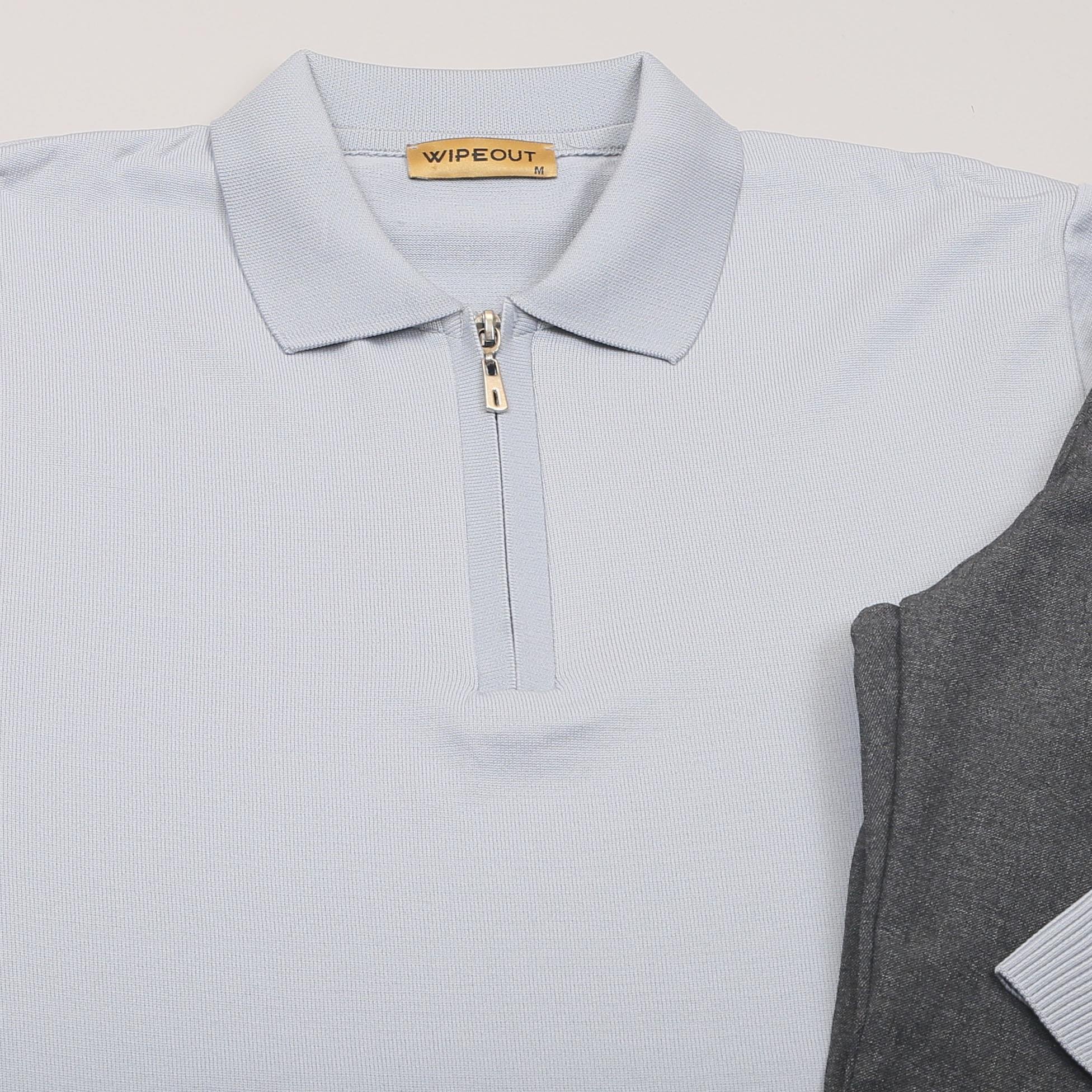 Gri Triko Polo Yaka Pantolon Ayakkabı Kombin