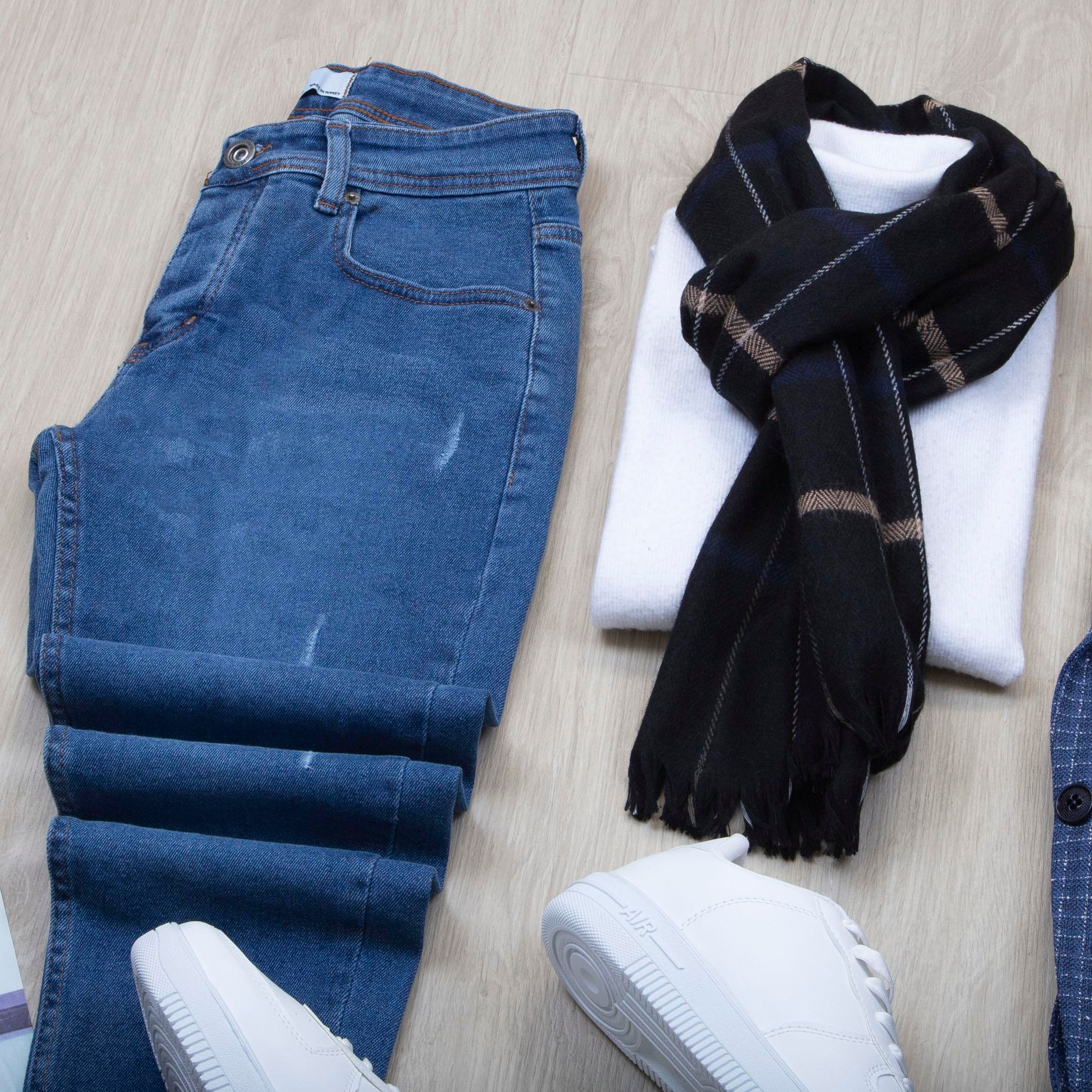 Haki Blazer Ceket Boğazlı Body Pantolon Bot Kombin