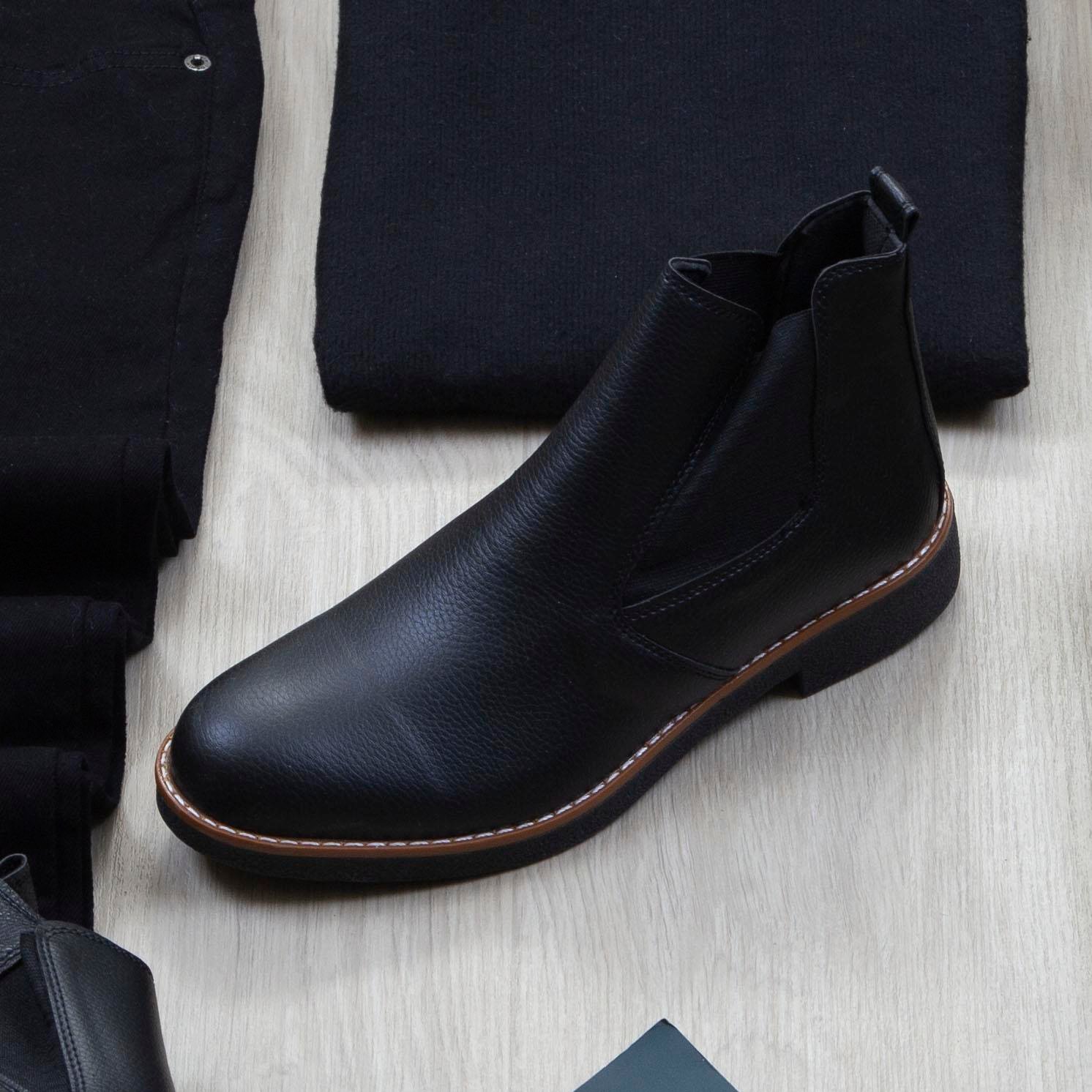 Haki Kaşe Ceket Boğazlı Body Pantolon Bot Kombin