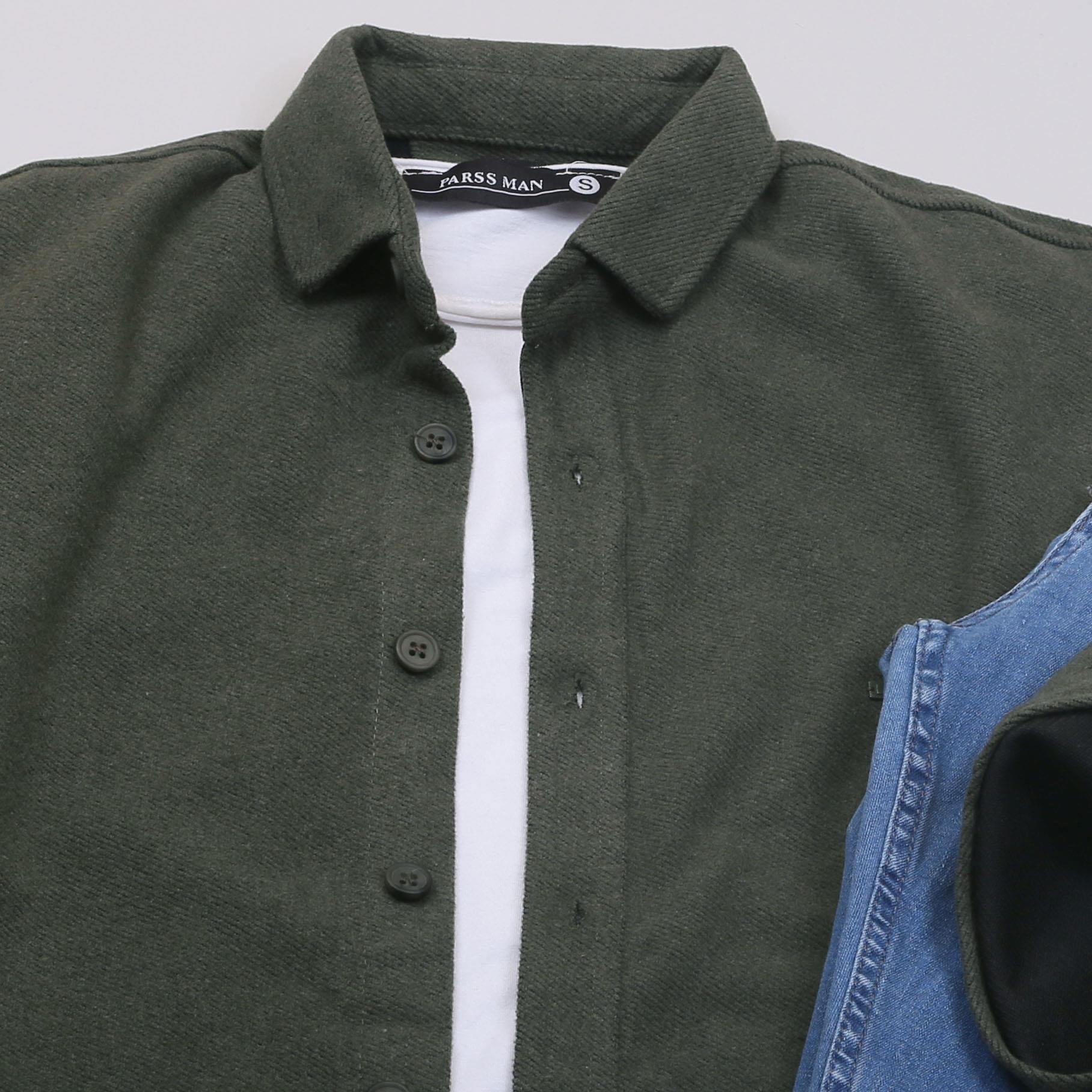 Haki Kaşe Gömlek Tişört Pantolon Ayakkabı Kombin