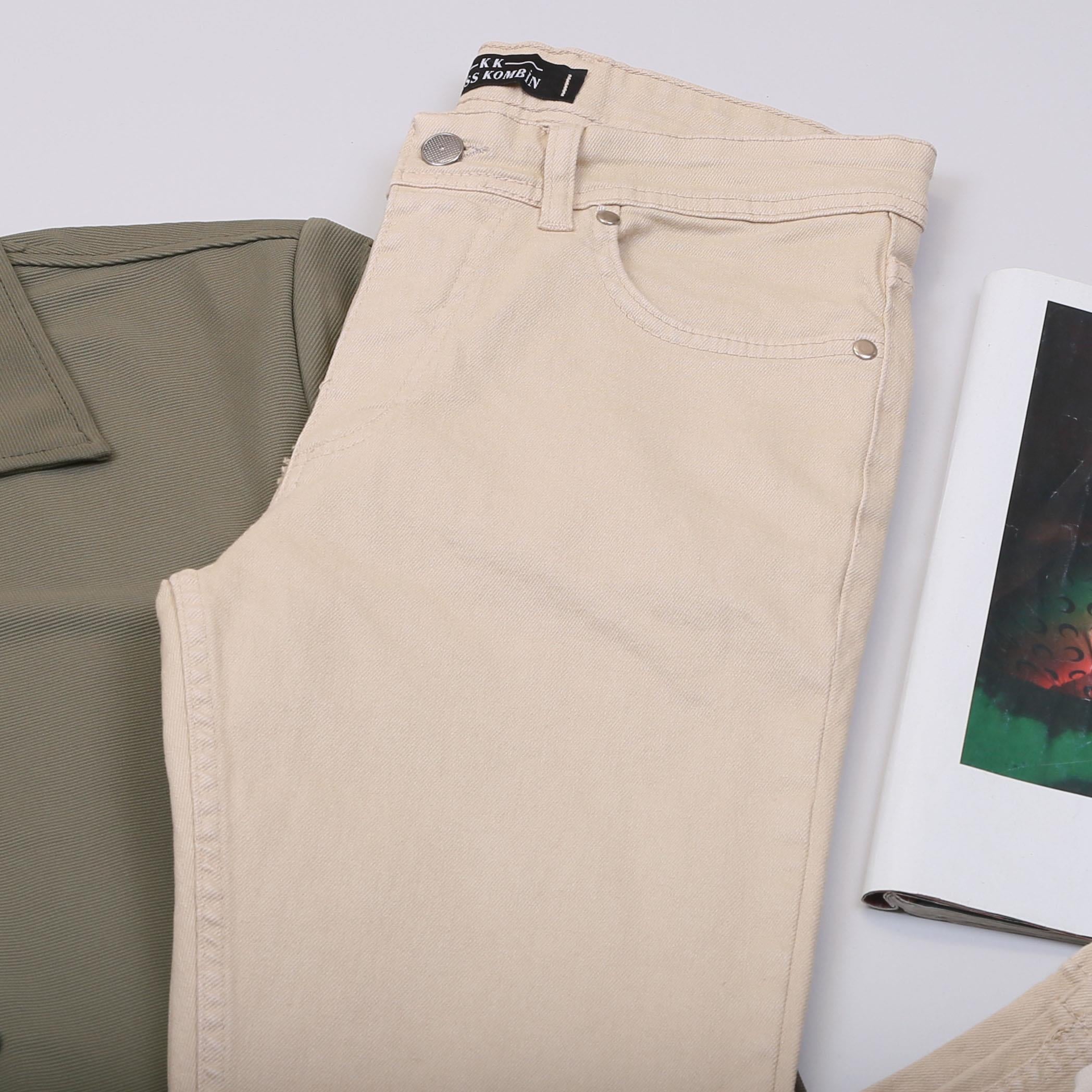 Haki Kısa Kollu  Gömlek Pantolon Ayakkabı Kombin