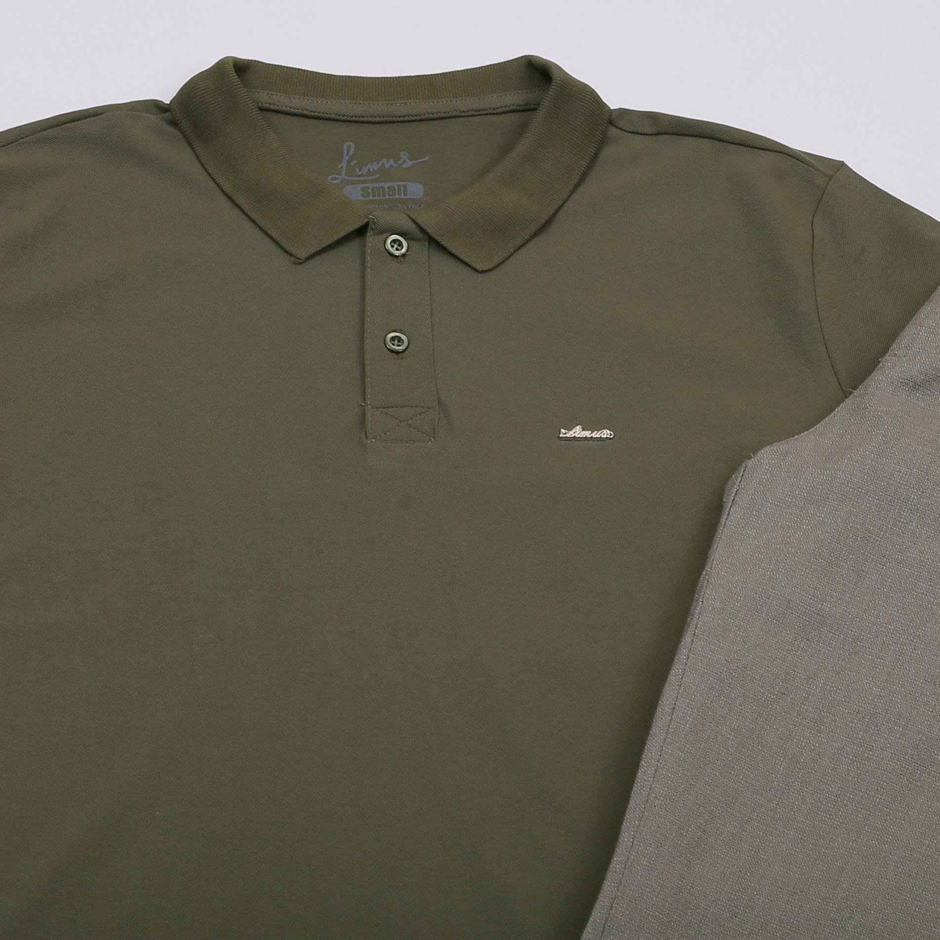 Haki Polo Yaka Tişört Pantolon Ayakkabı Kombin