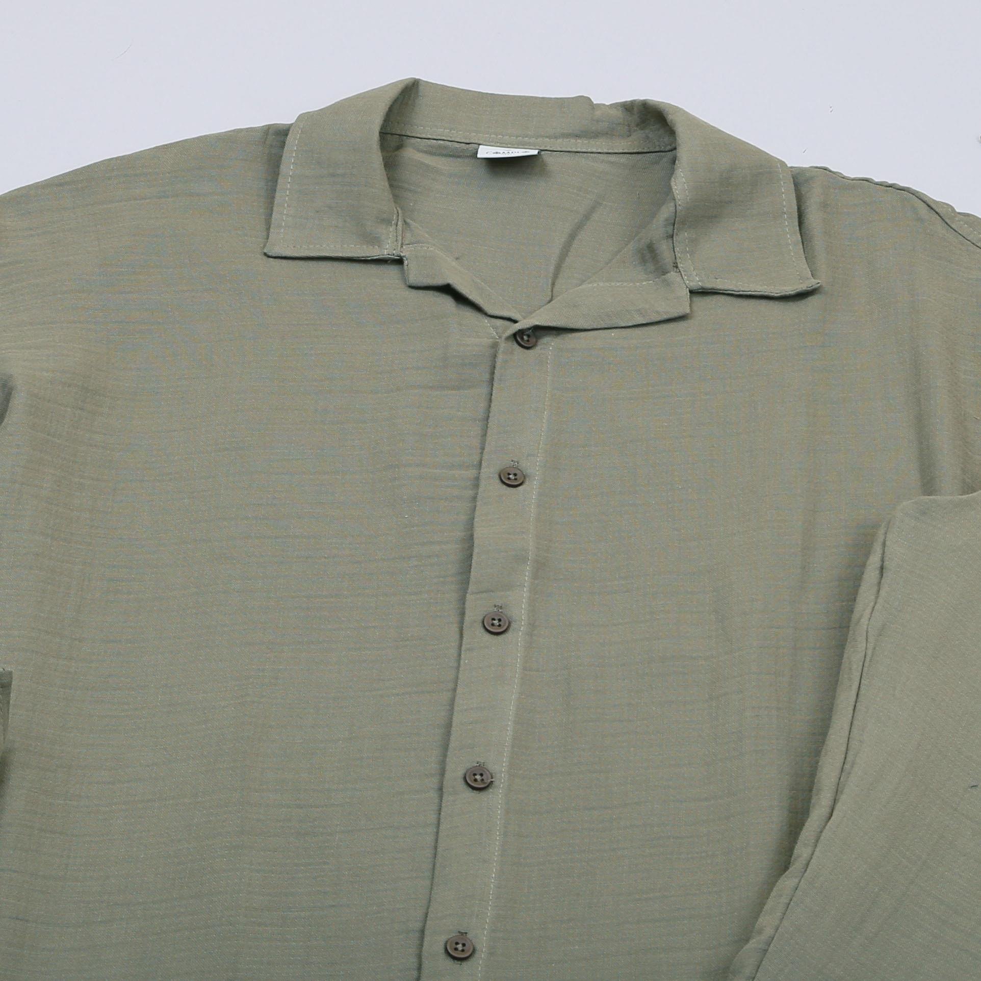 Haki Spor Takım Ayakkabı Kombin