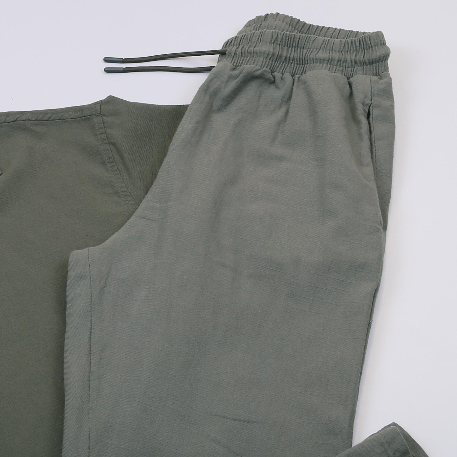 Haki Spor Takım Ayakkabı Kombin