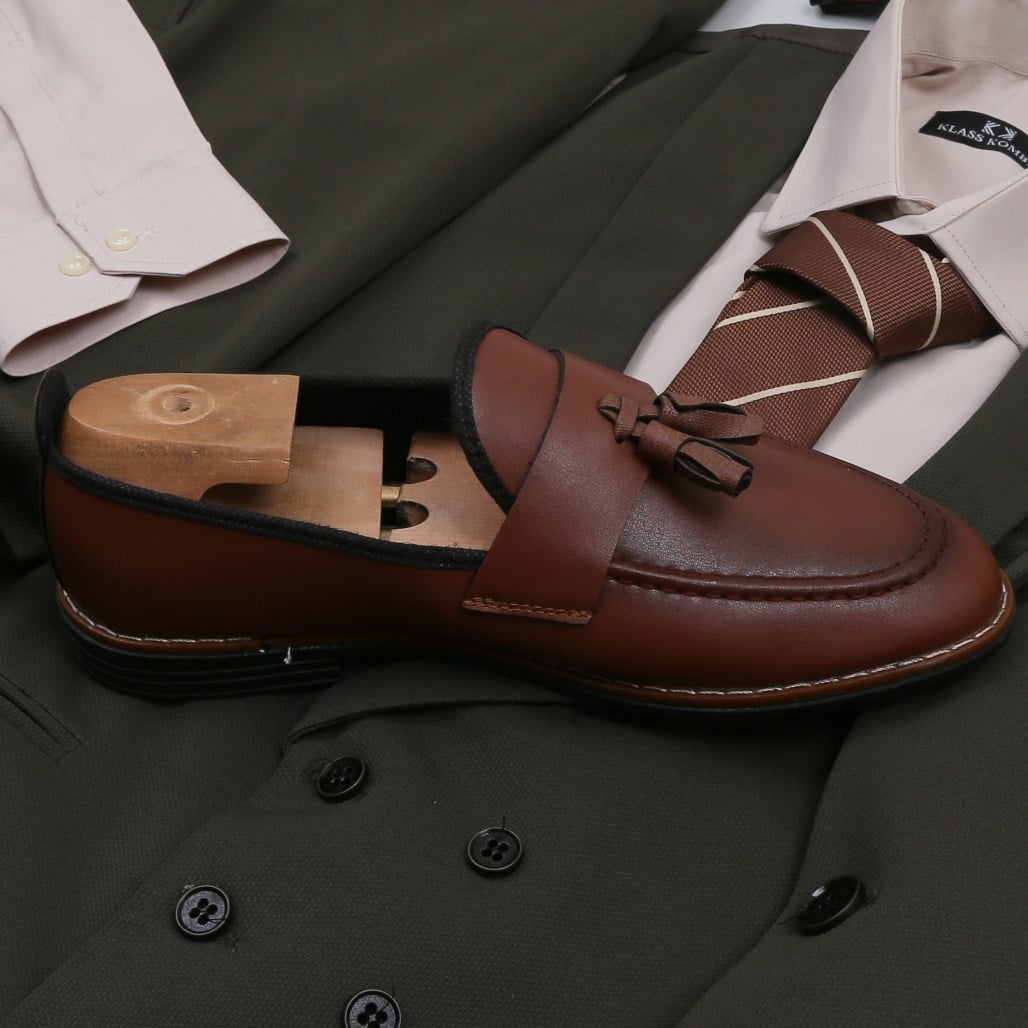 Haki Takım Elbise Kombini