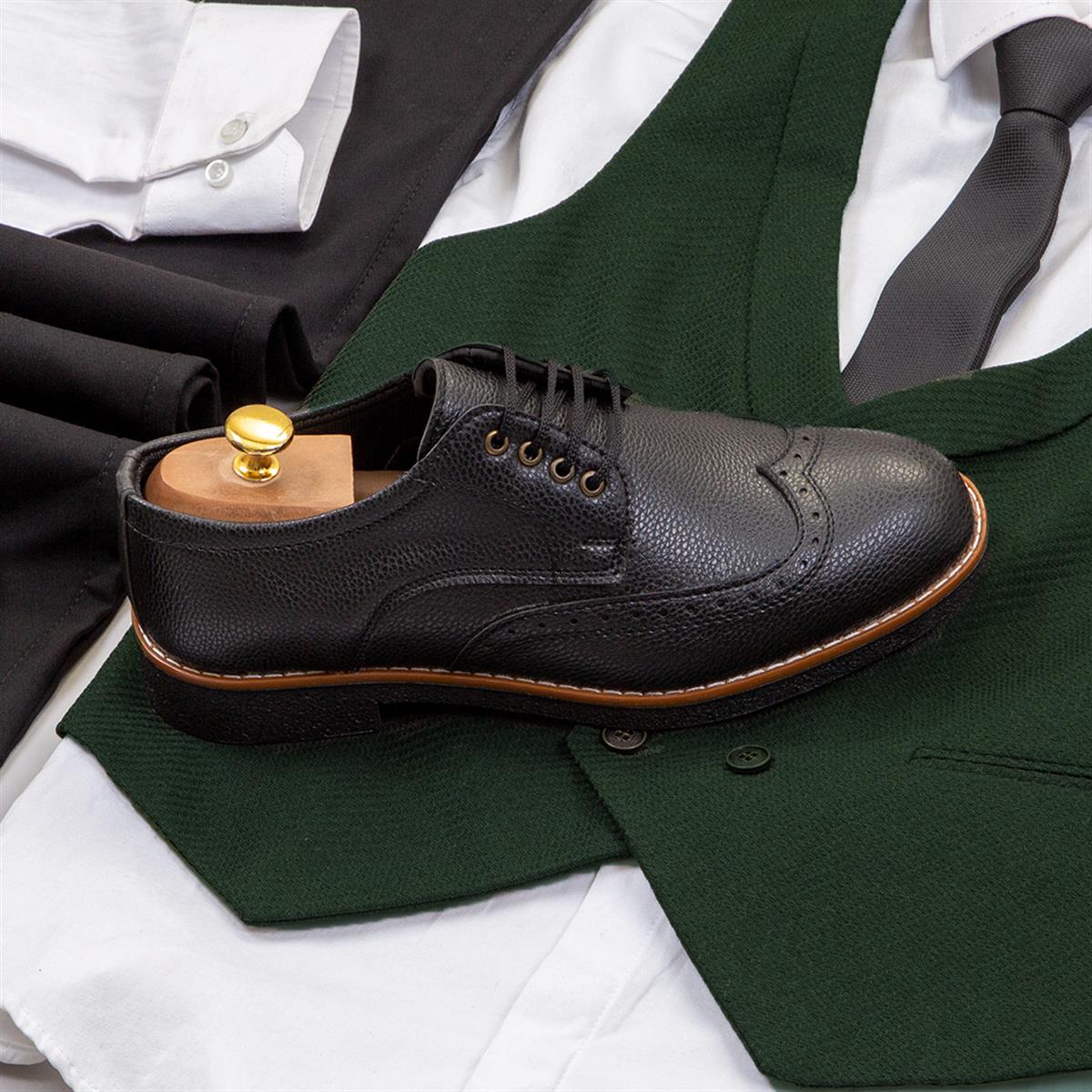 Haki Yelek Gömlek Pantolon Ayakkabı Kombin