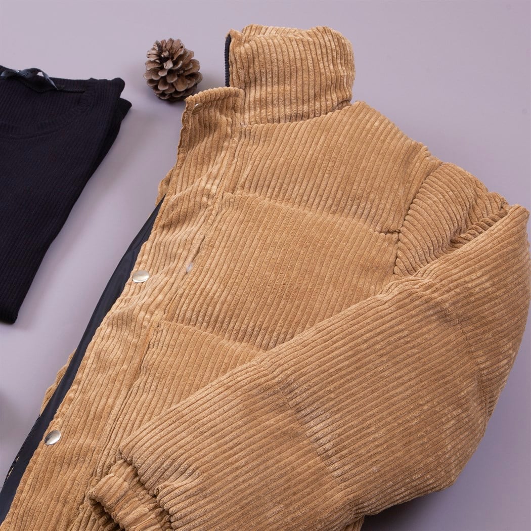 Kadife Şişme Mont Body Pantolon Bot Kombin