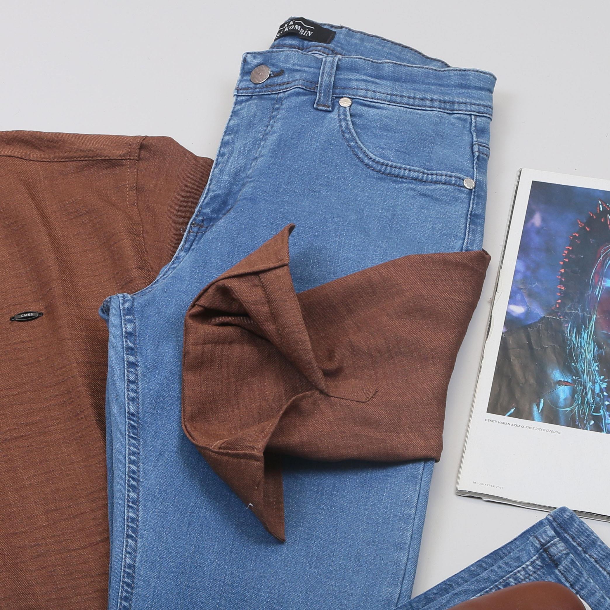 Kahve Gömlek Pantolon Ayakkabı Kombin