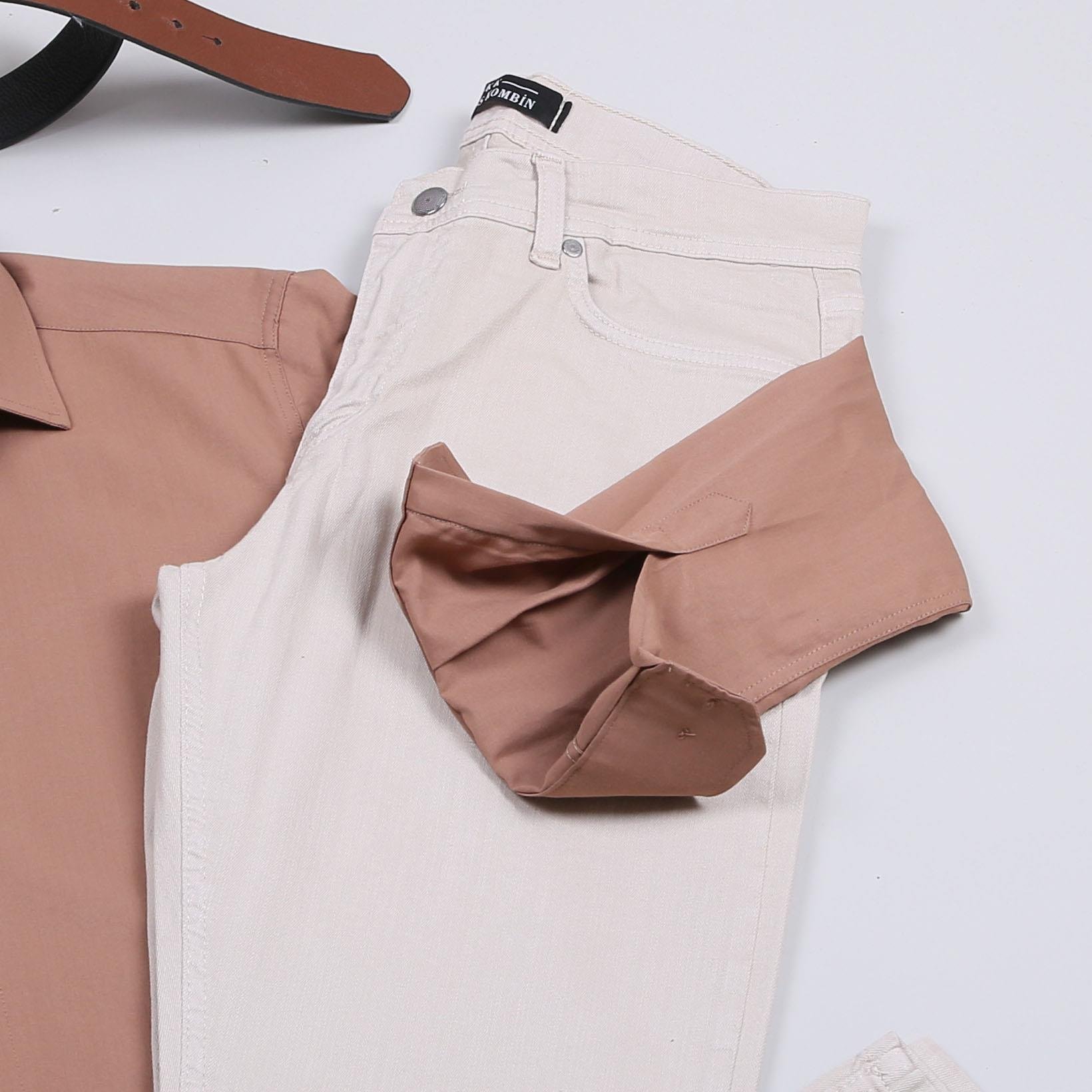 Kahve Gömlek Pantolon Ayakkabı Kombin