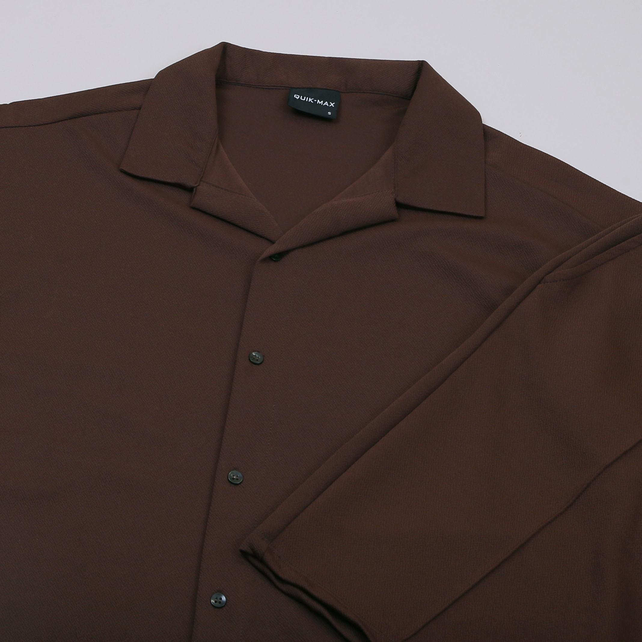 Kahve Gömlek Şort  Ayakkabı Kombin