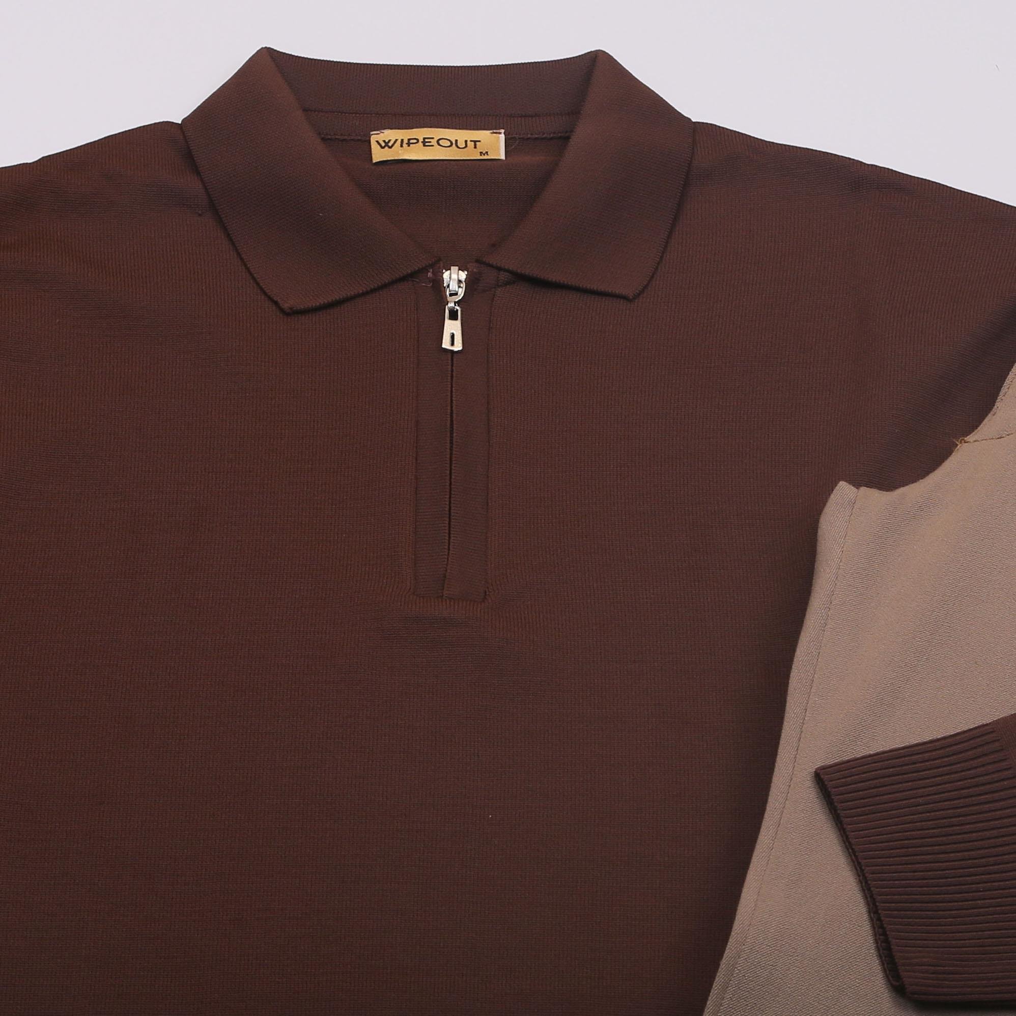 Kahve Triko Polo Yaka Pantolon Ayakkabı Kombin