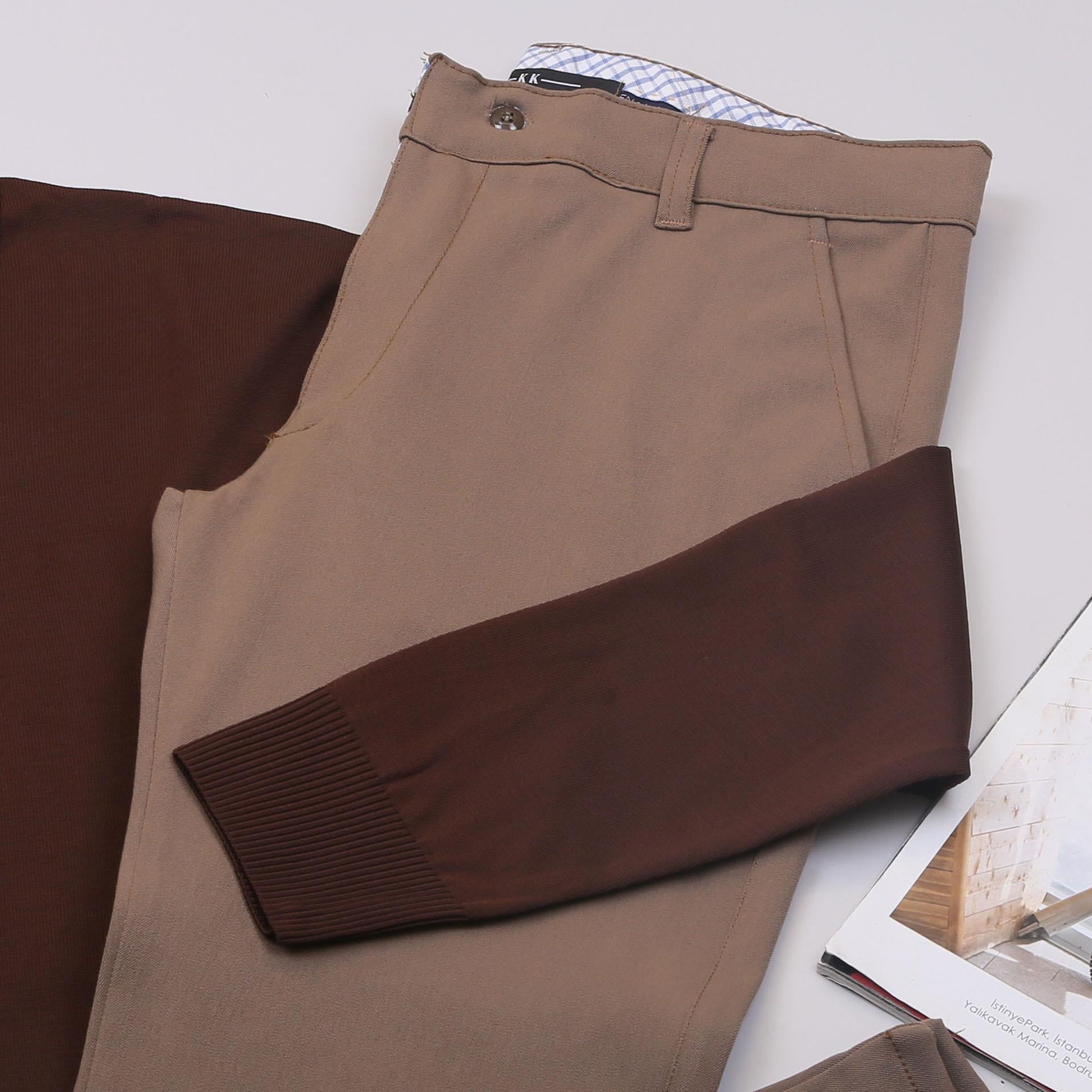 Kahve Triko Polo Yaka Pantolon Ayakkabı Kombin