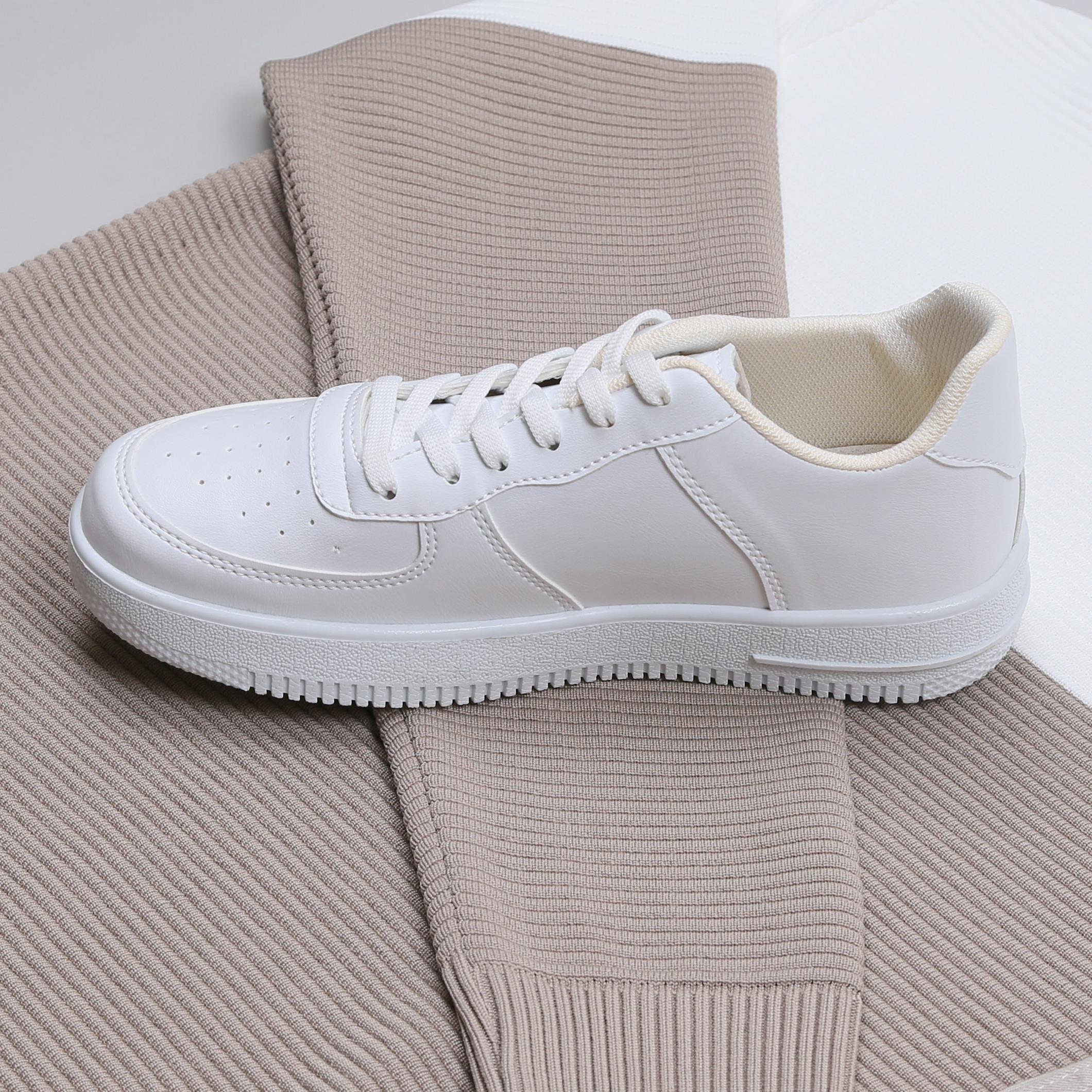 Karışık triko bej kot Pantolon